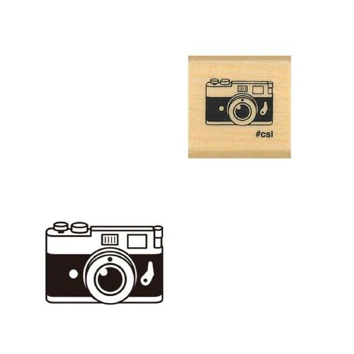 Camera Mini Rubber Stamp