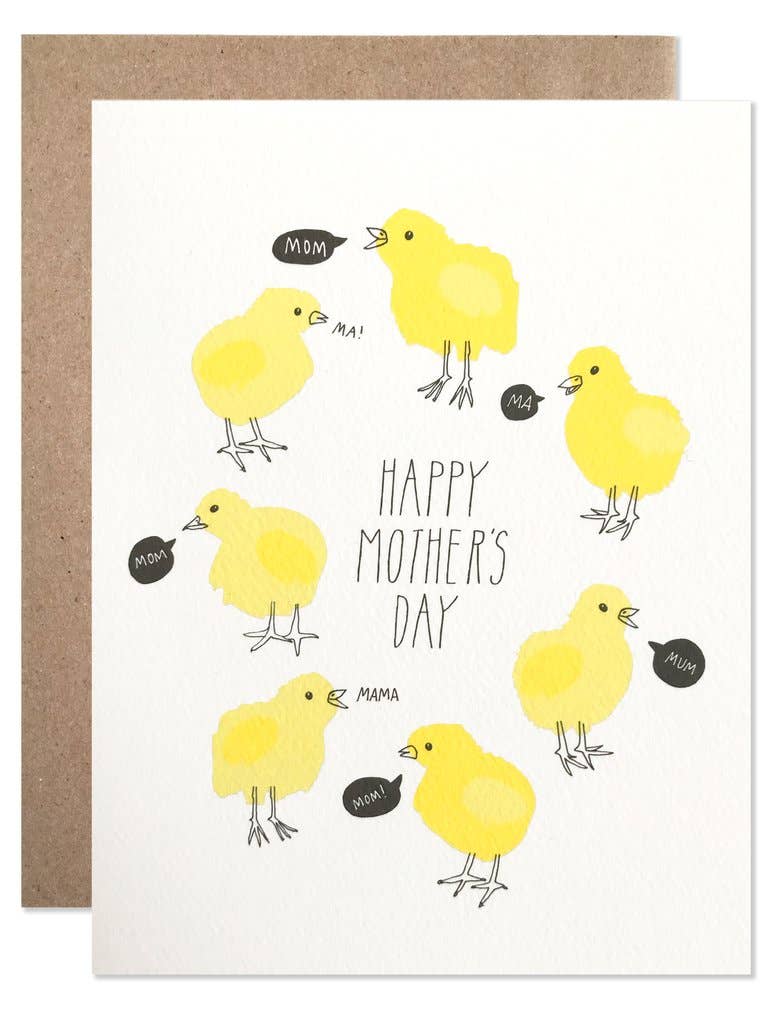 Mother's Day Chicks Card