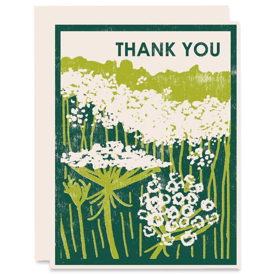 Queen Anne's Lace Thank You Card -Boxed Set of 6
