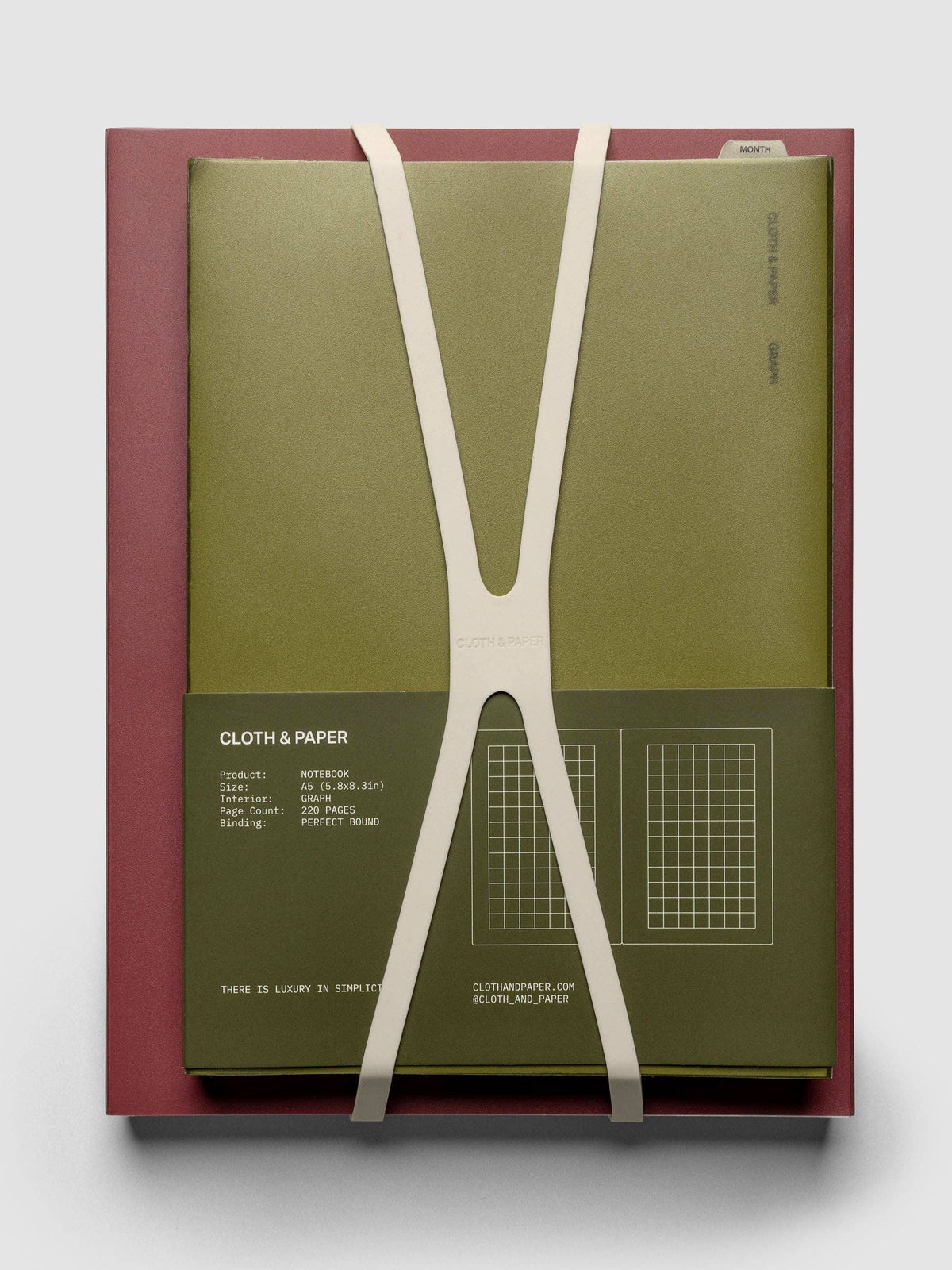 Planner Closure Bands / Rouge and Concrete