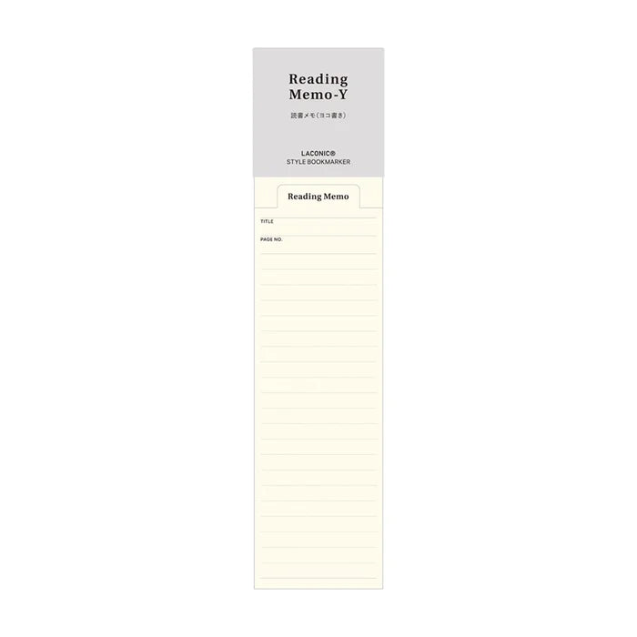 Laconic Bookmark Set / Reading Notes