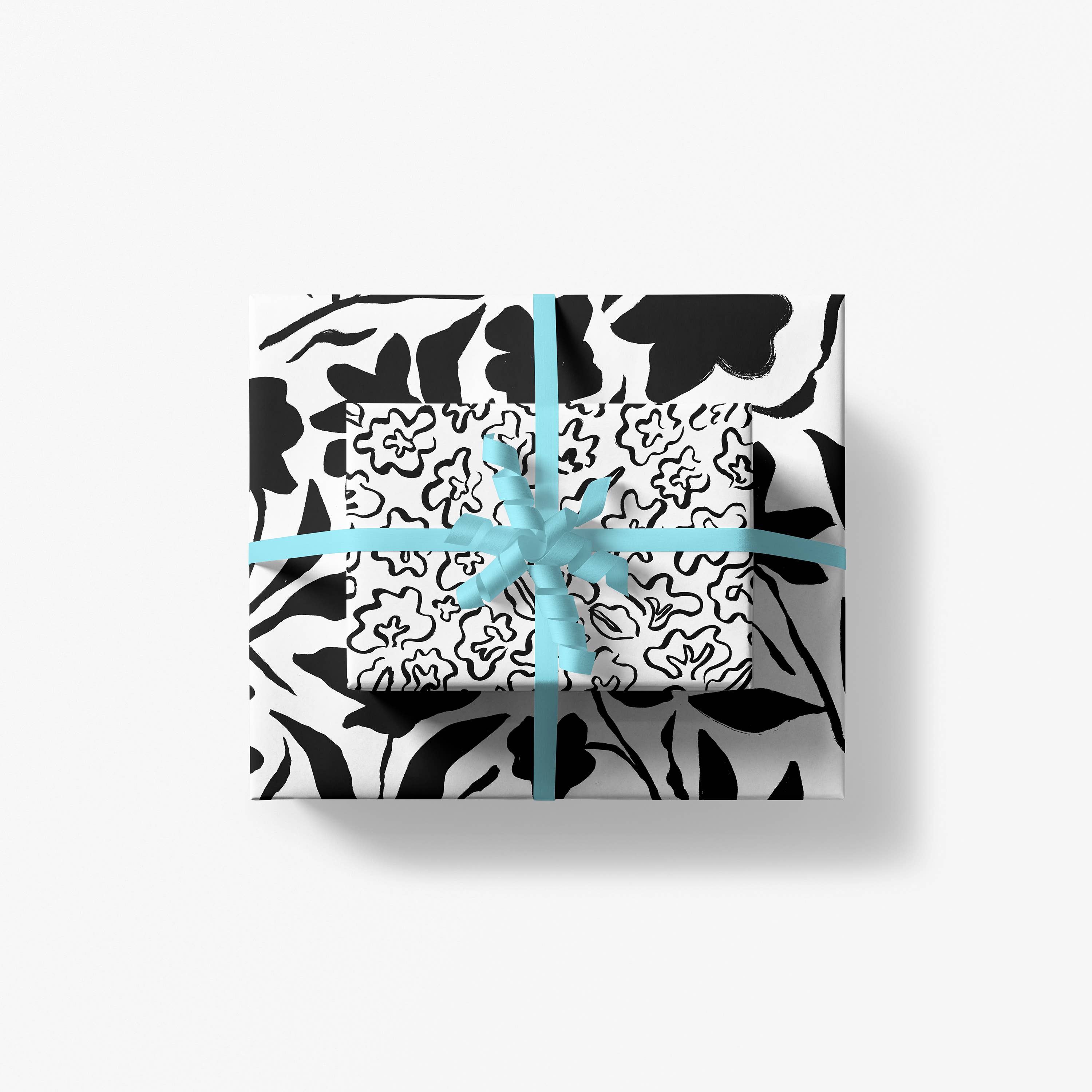 Fleur Gift Wrap - B&W