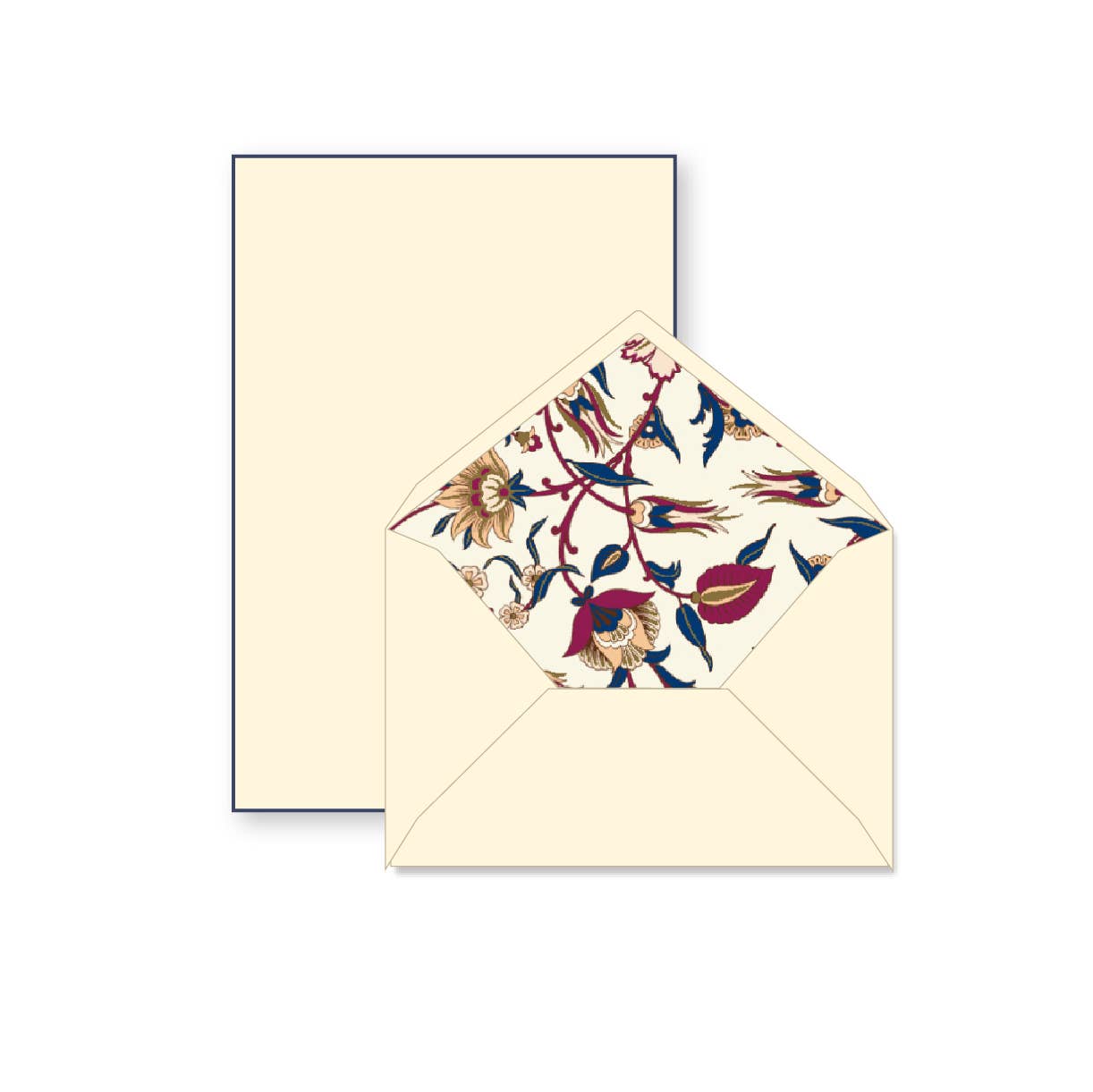 Rossi 1931 100% Cotton Bordered Writing Sheets Letter Set
