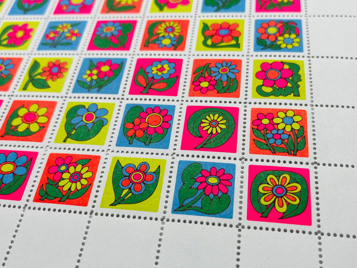 Lick & Stick Stamps / Flowers by Krista Perry