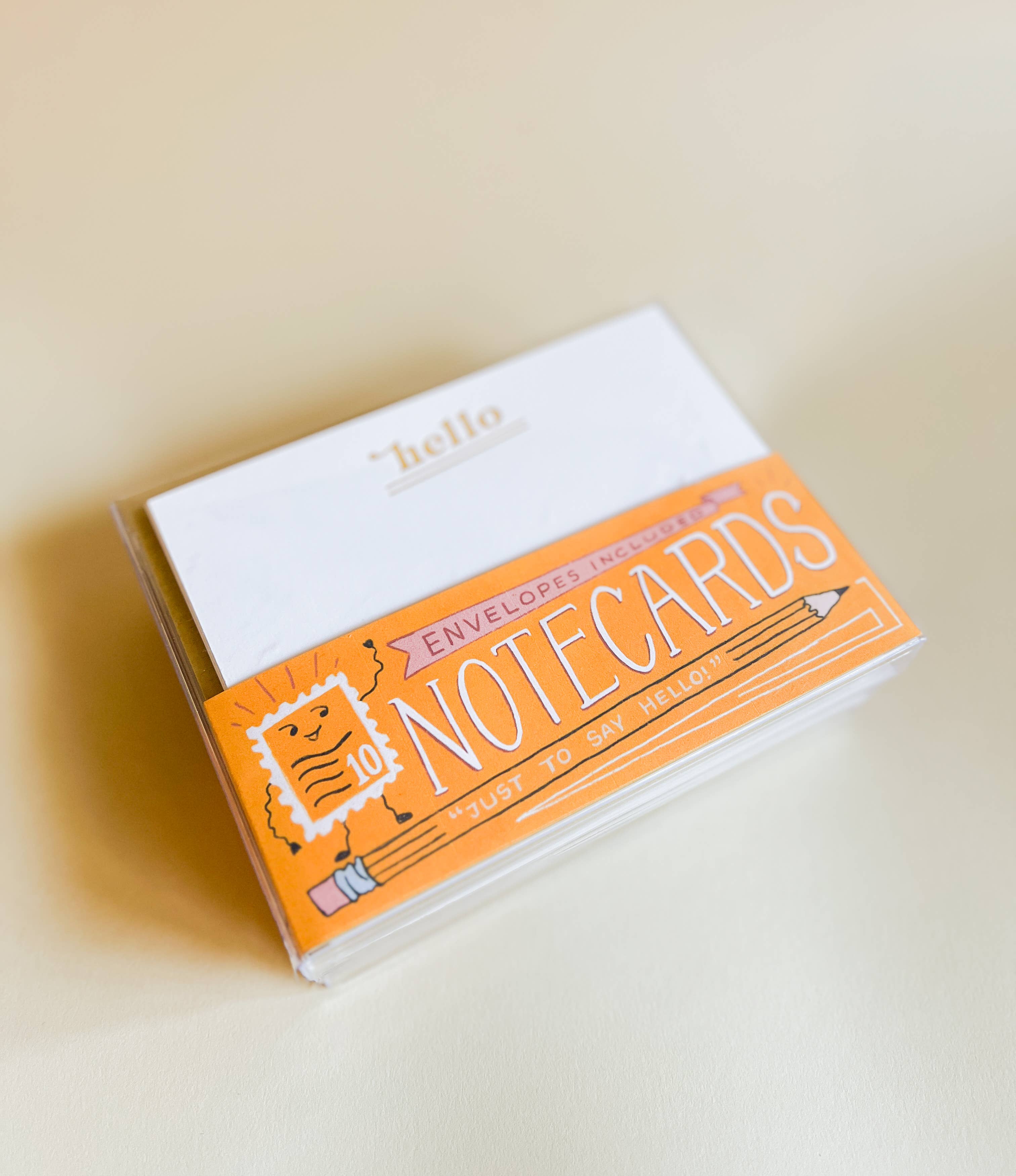 Hello Letterpress Notecard Set