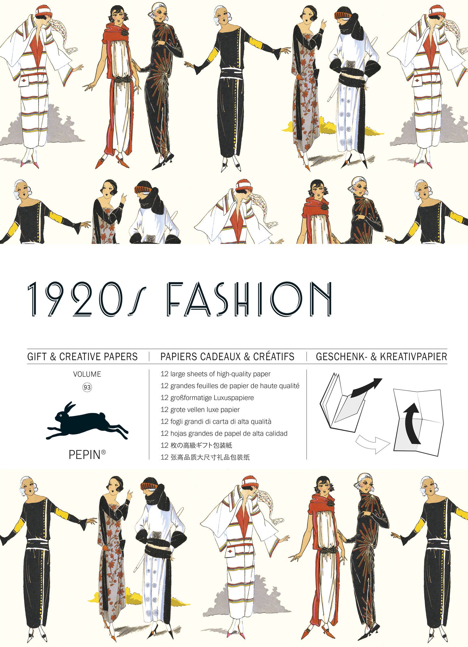 1920s Fashion Gift & Creative Paper Book Vol. 93