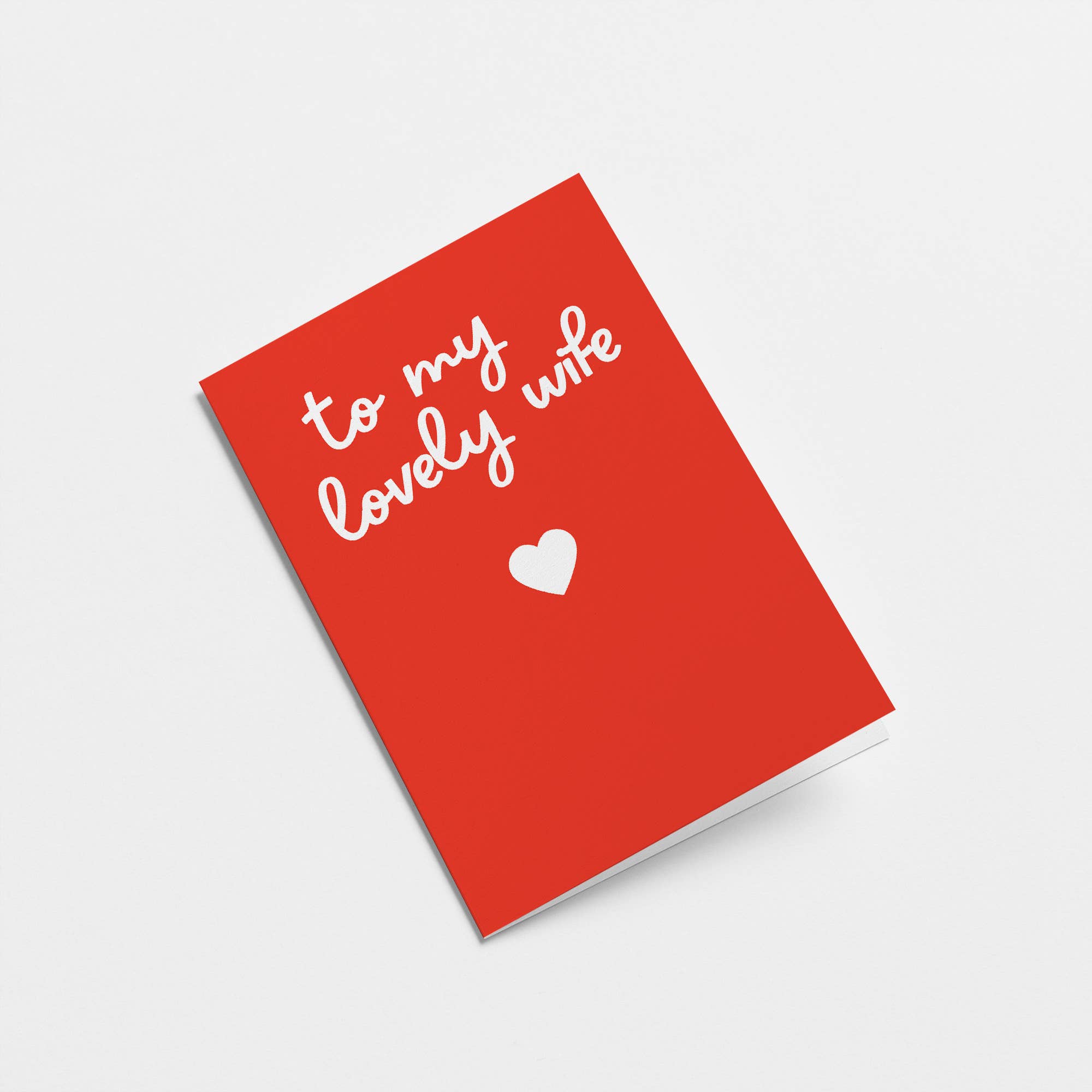 To My Lovely Wife Card