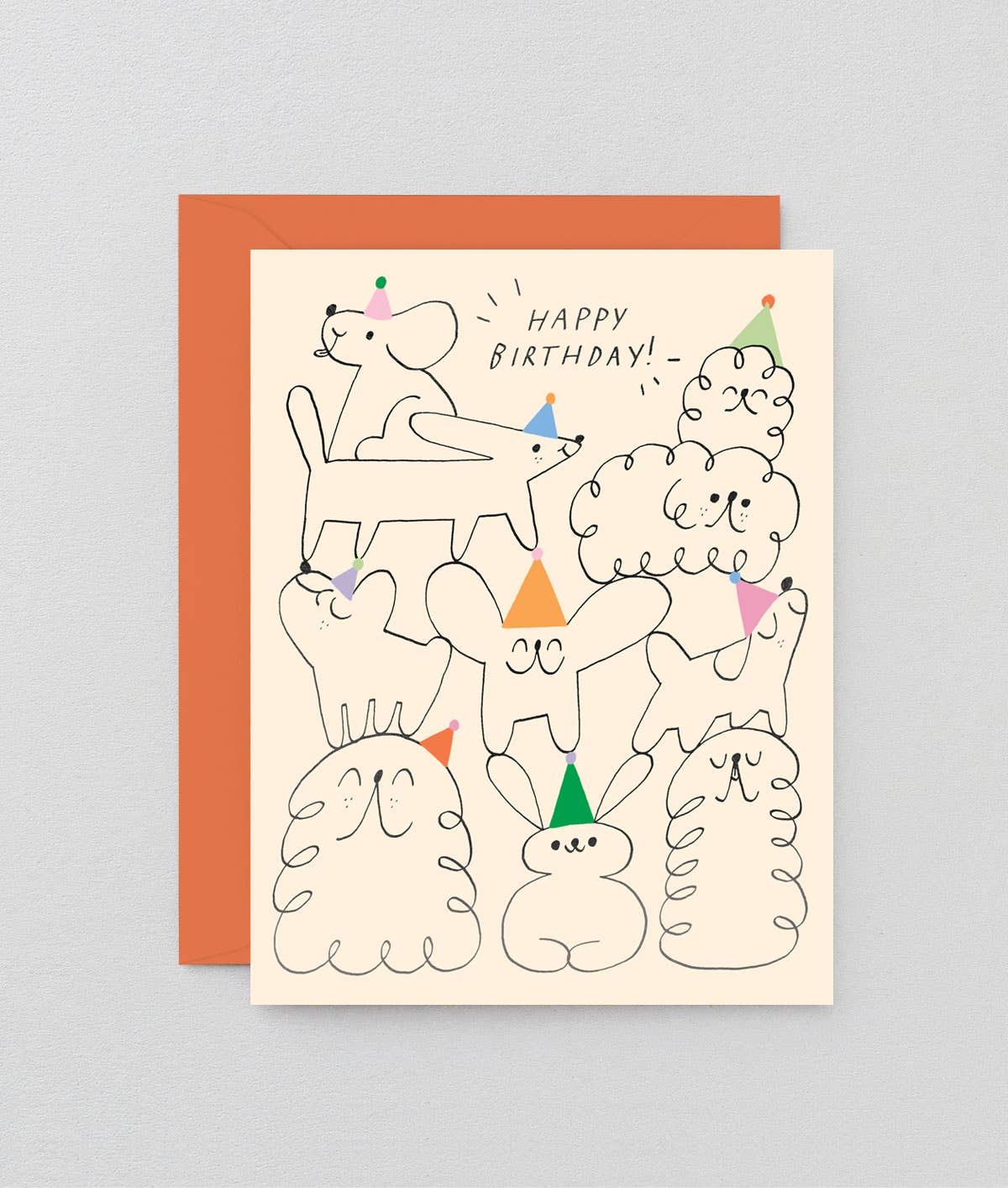 Happy Birthday Animal Stack Card
