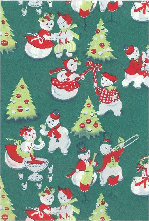 Wrapping Paper Postcard
