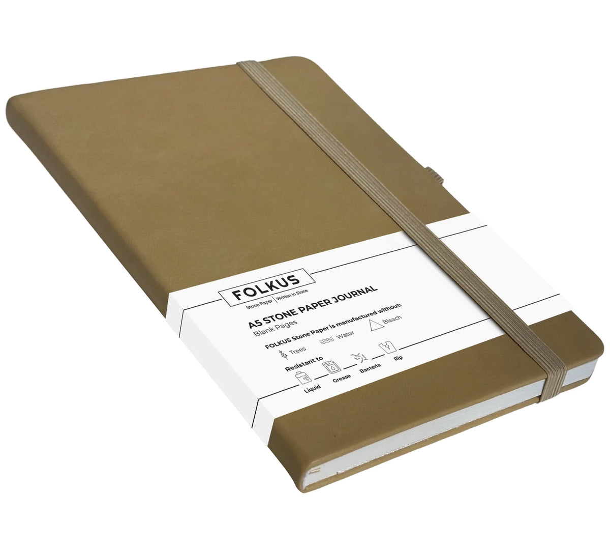 Butterscotch Stone Paper Journal
