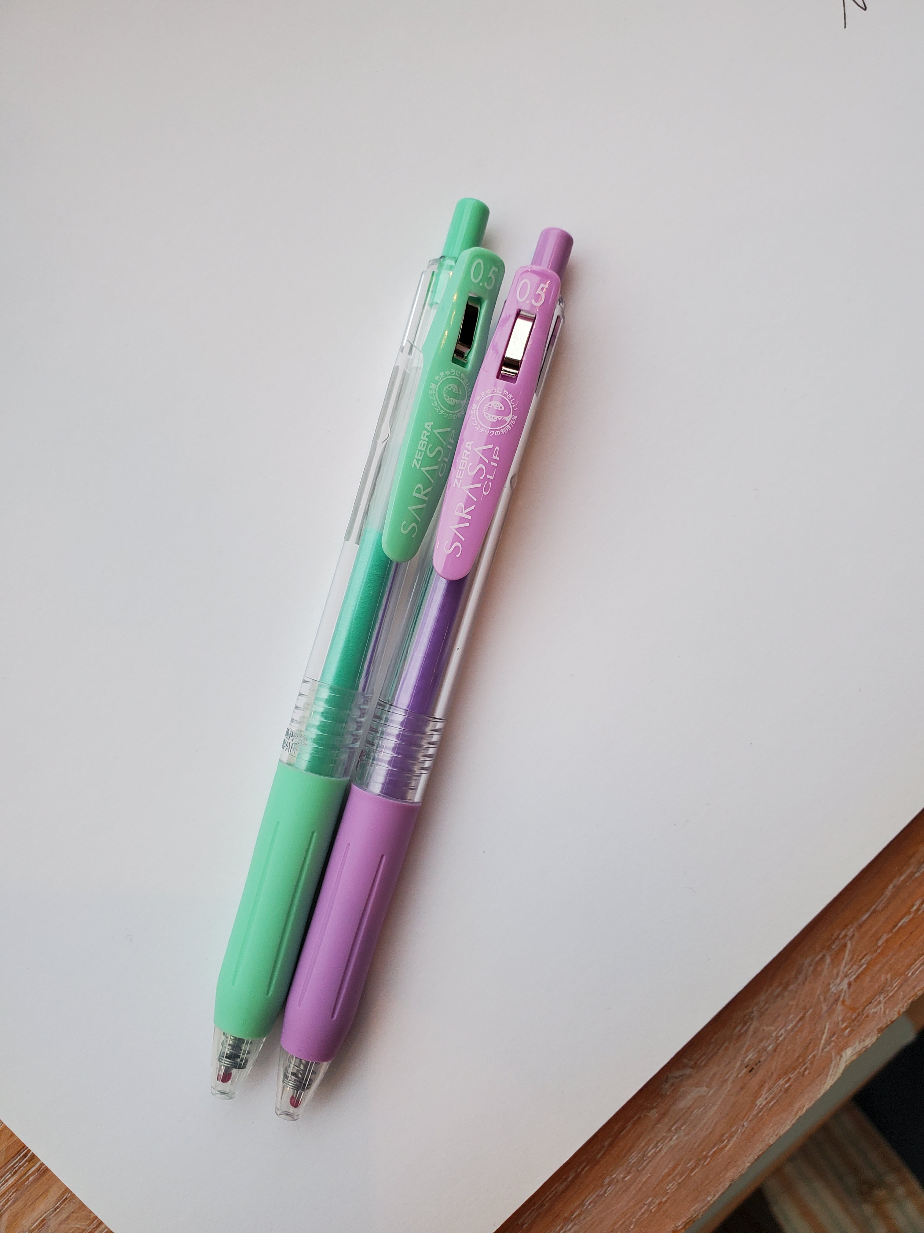 Sarasa Clip 0.5mm Gel Pen / Milk Pastels