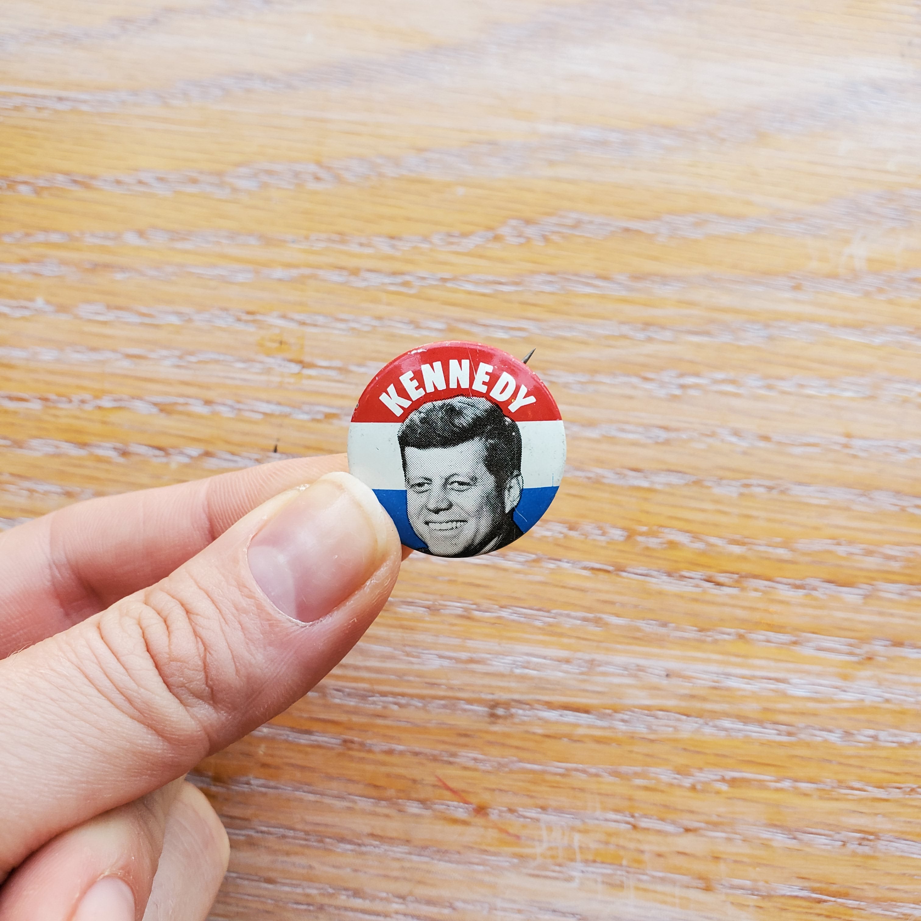 Kennedy Campaign Vintage Pinback Button