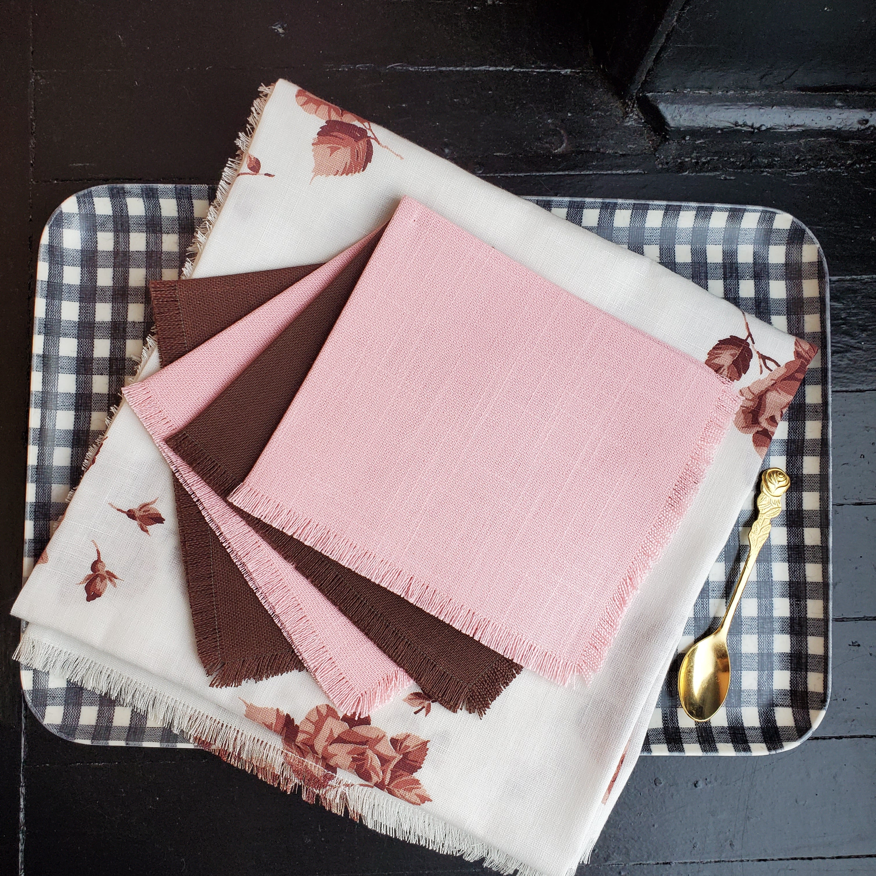 Vintage Reed Original Tablecloth & Napkins