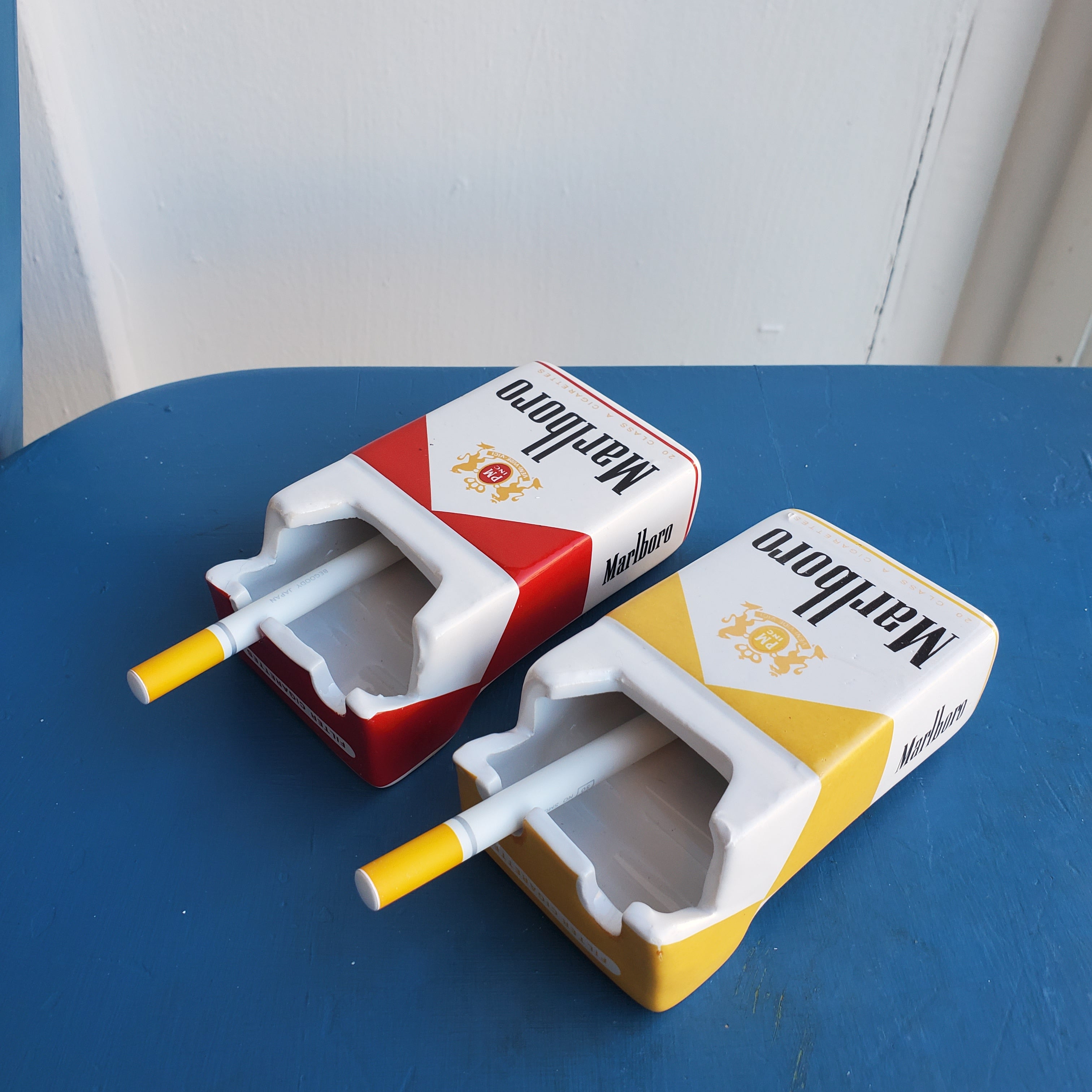 Ceramic Marlboro Pack Ashtray