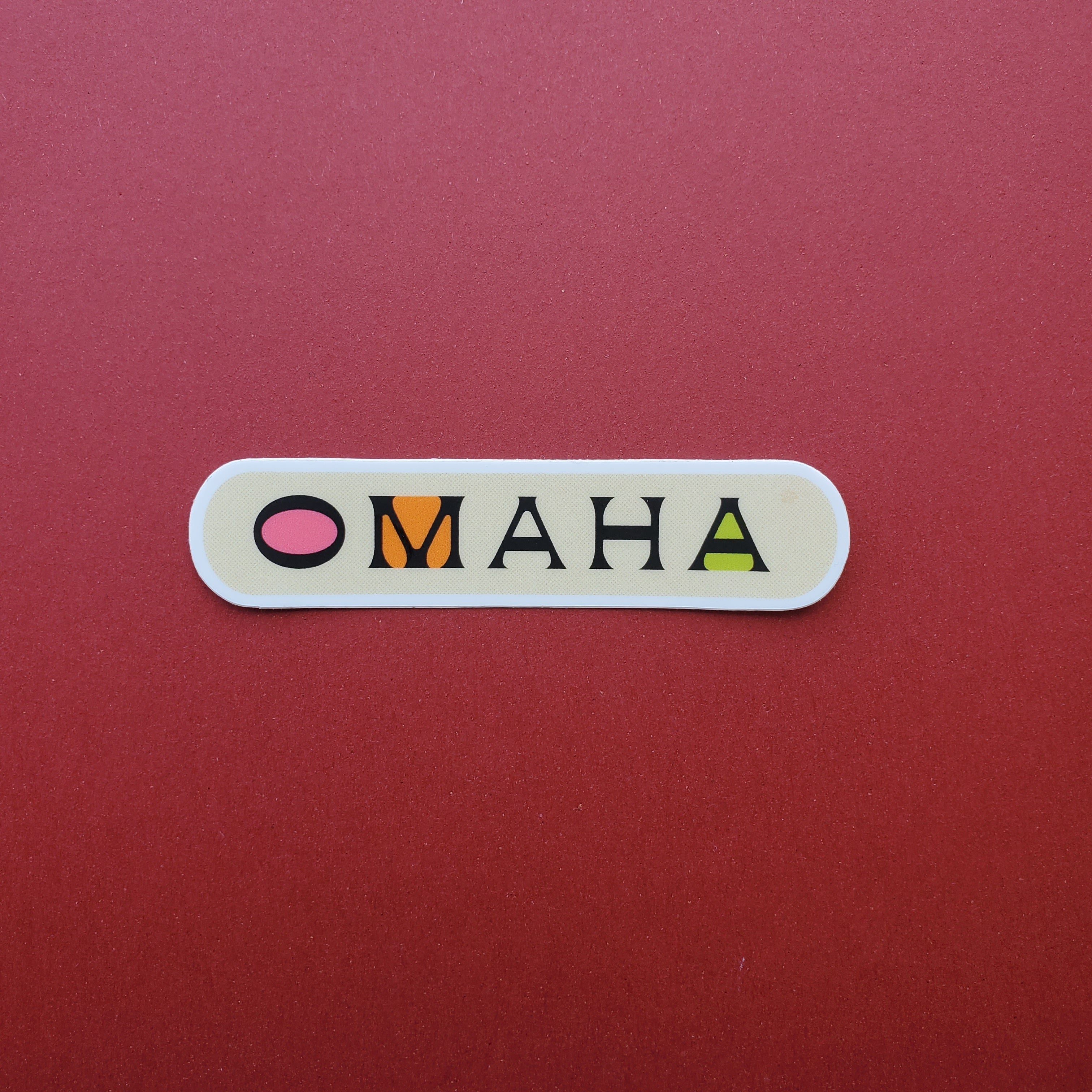 Retro Omaha Sticker