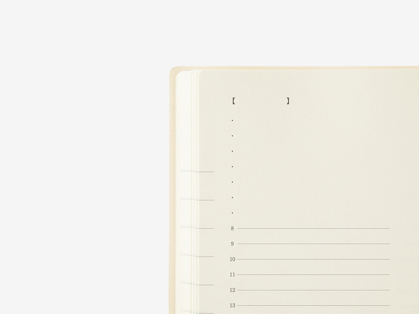 MD Diary 2027 A5 1 Day 1 Page - daily page detail