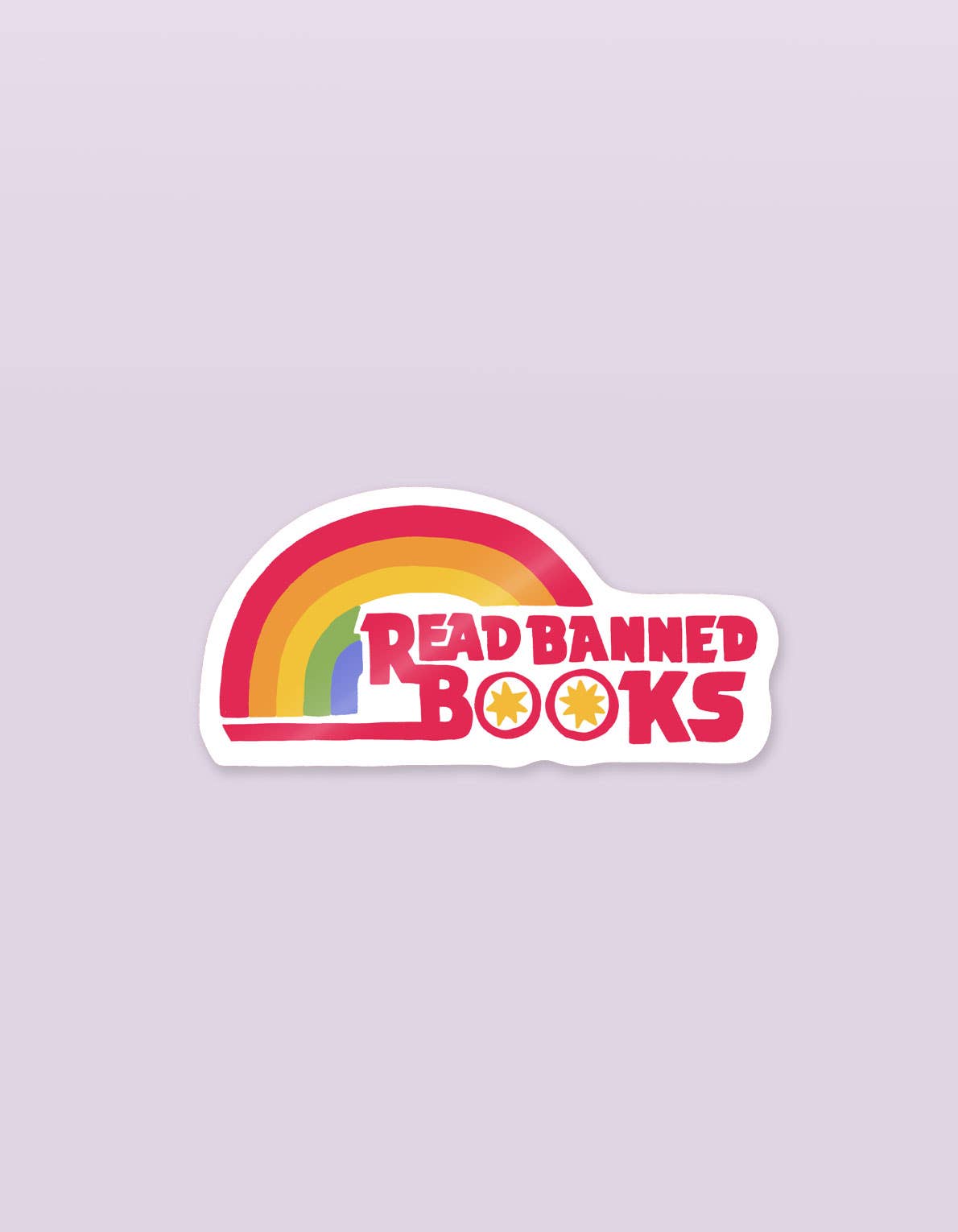 Read Banned Books Die-Cut Sticker