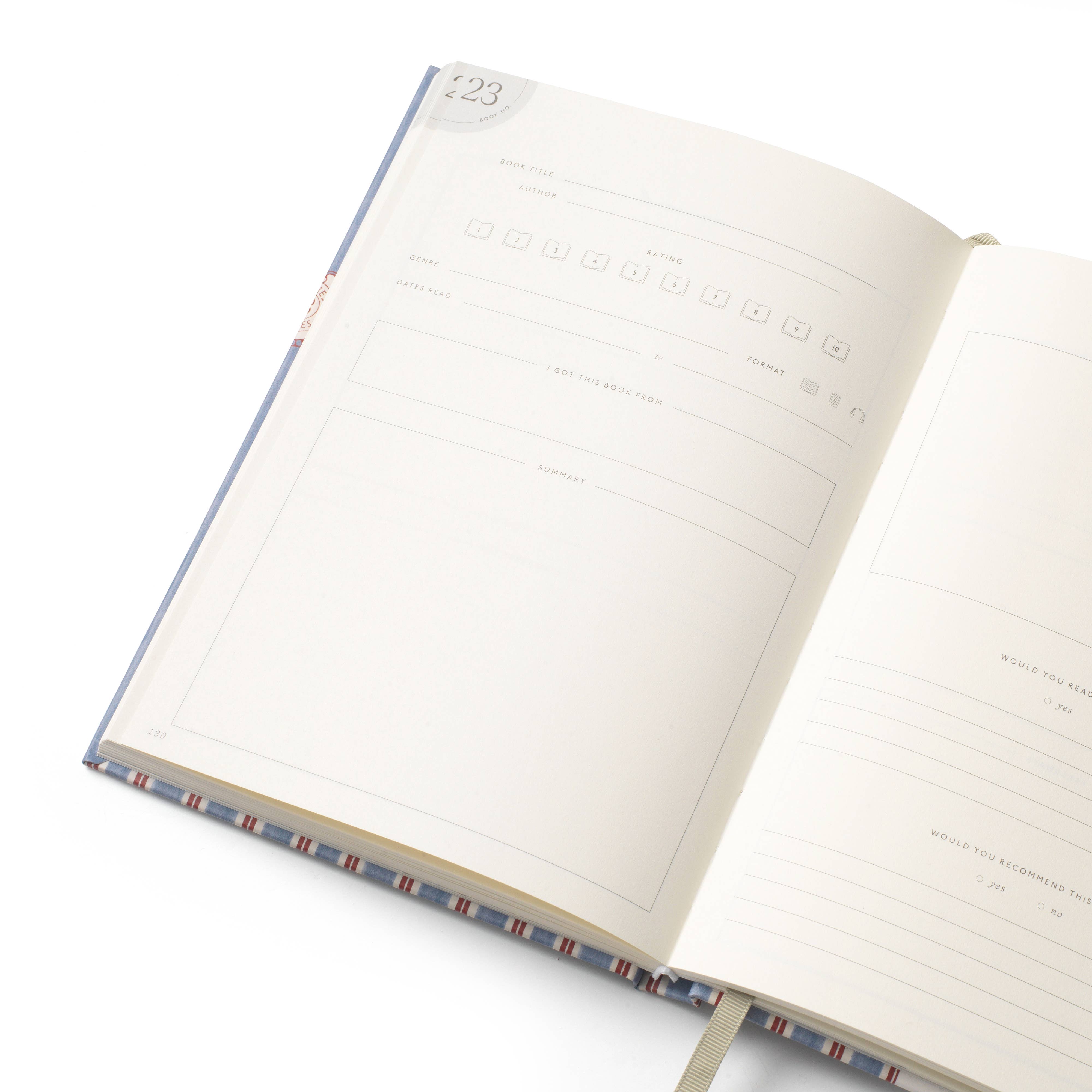 Guided Reading Journal / A5 Hardcover / Library Card