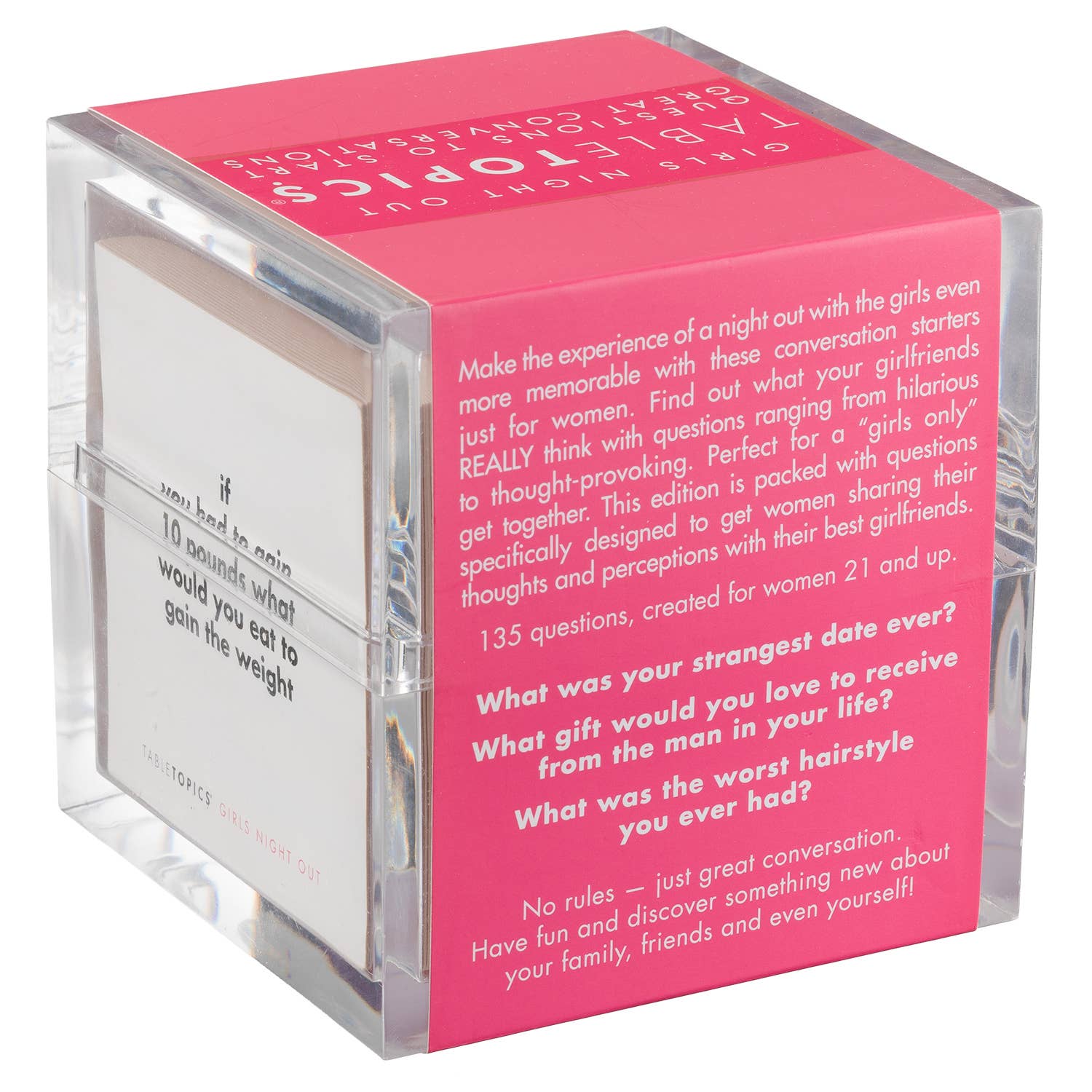 Table Topics Conversation Starter Box / Girls' Night Out