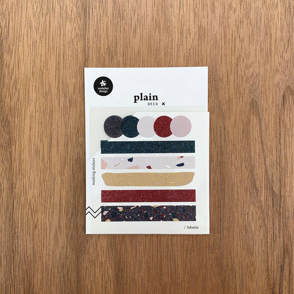 Dark Dots & Strip Stickers