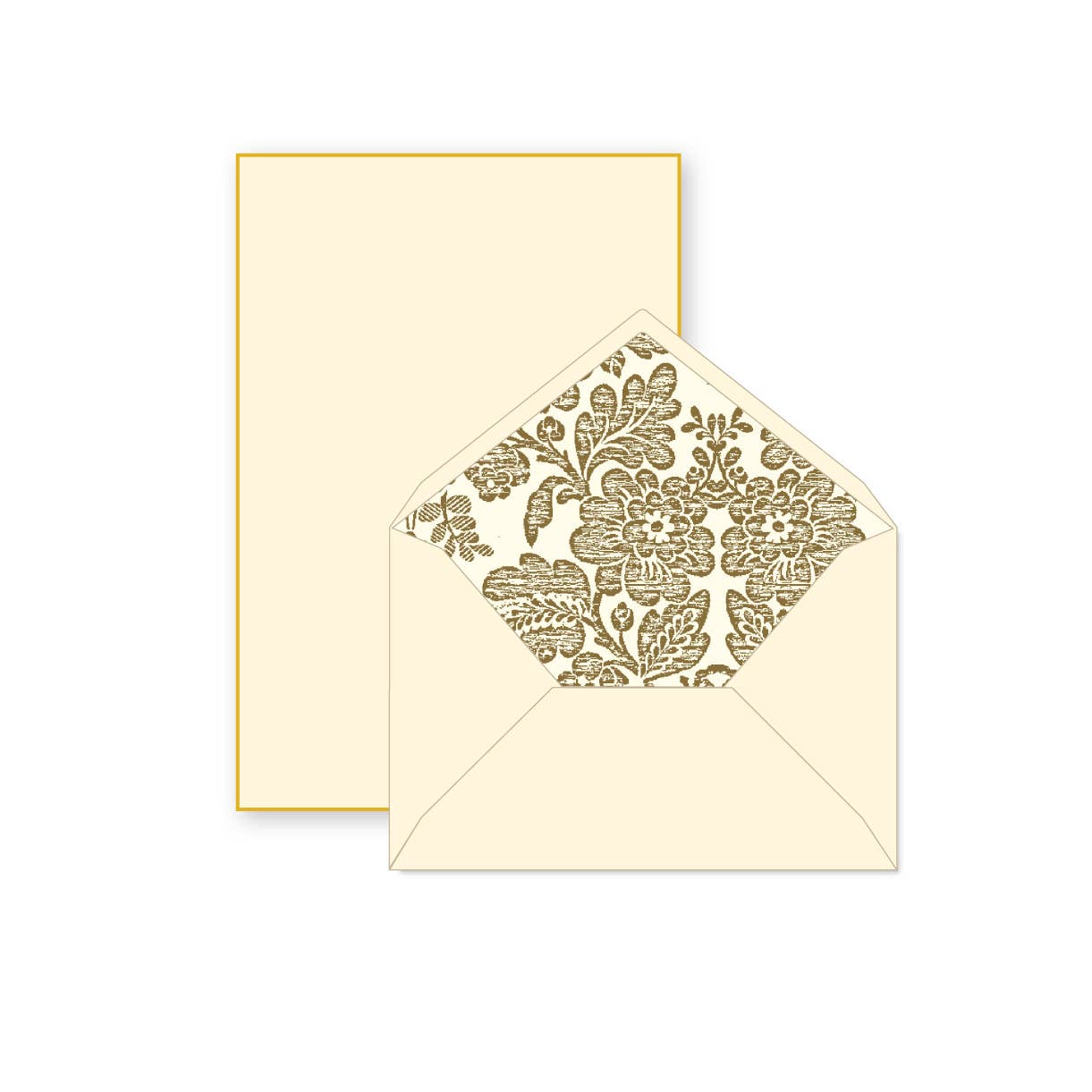 Rossi 1931 100% Cotton Bordered Writing Sheets Letter Set