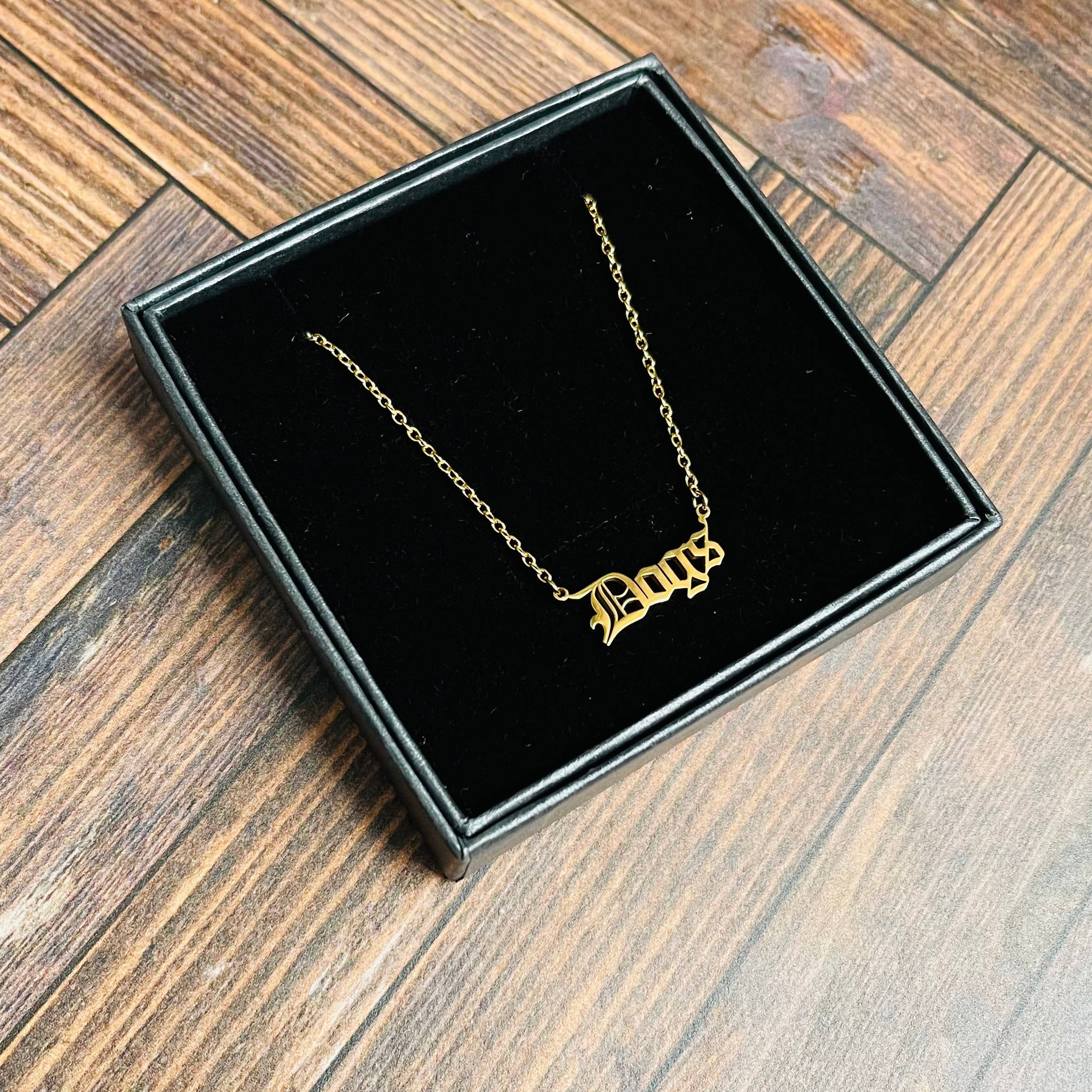 Dogs Gold Necklace