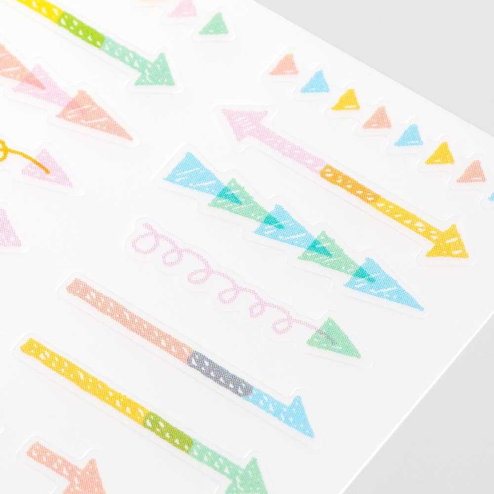 Pastel Arrow Stickers