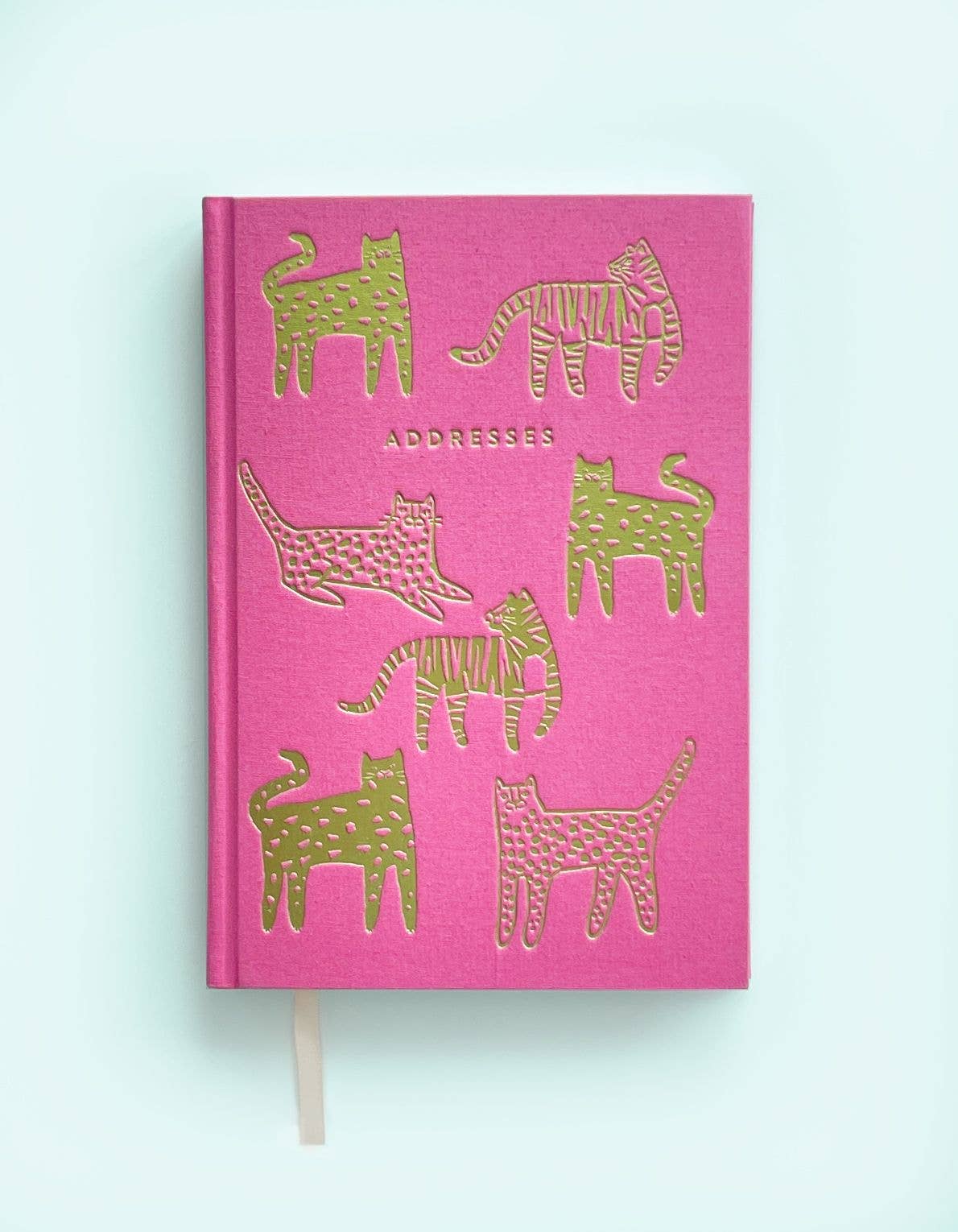 Pink Wild Cats Address Book