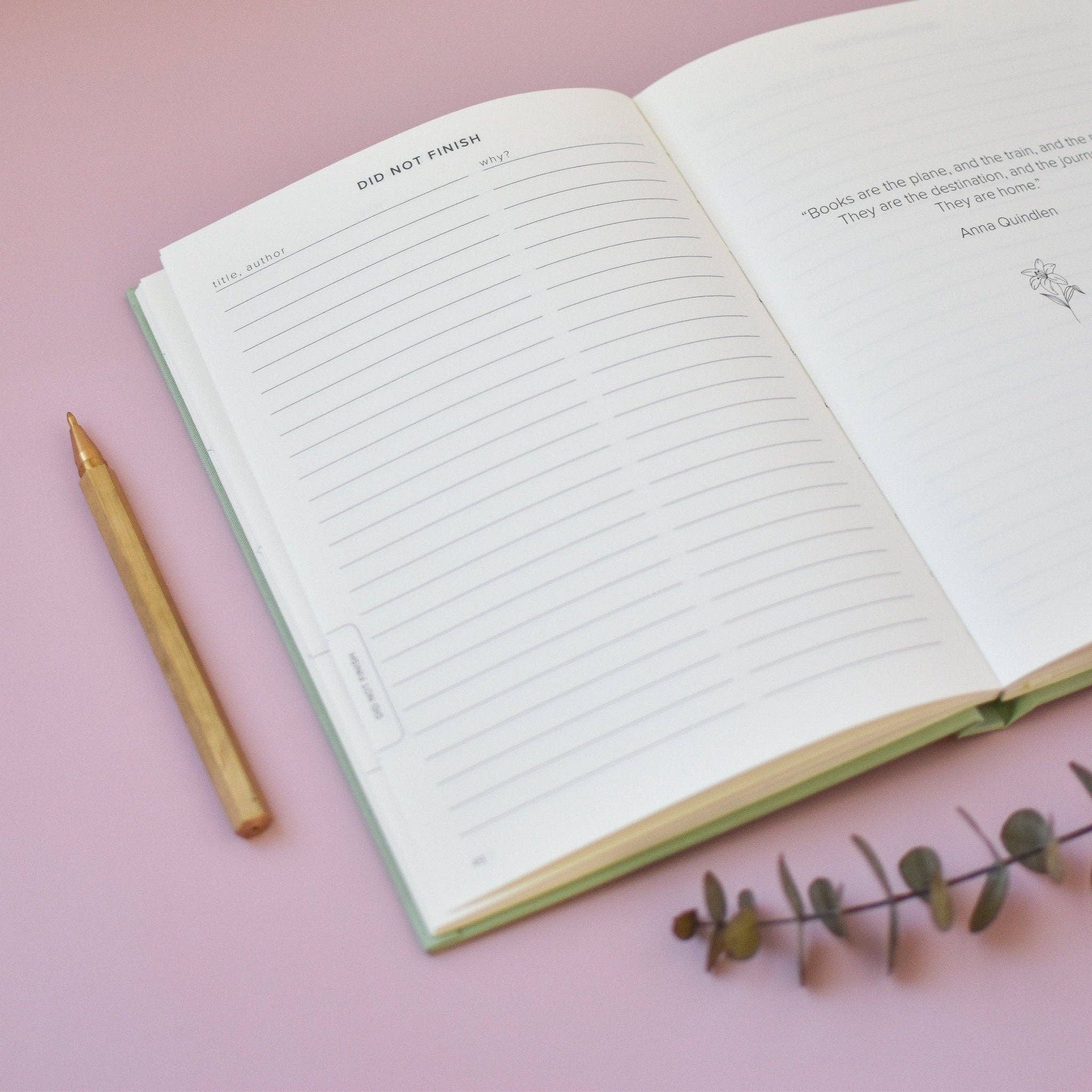 Reading Journal / Blue