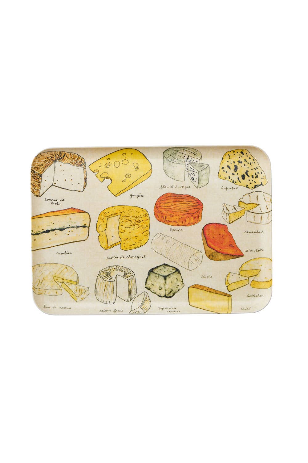 Linen Tray by Isabelle Boinot / Medium / Fromage