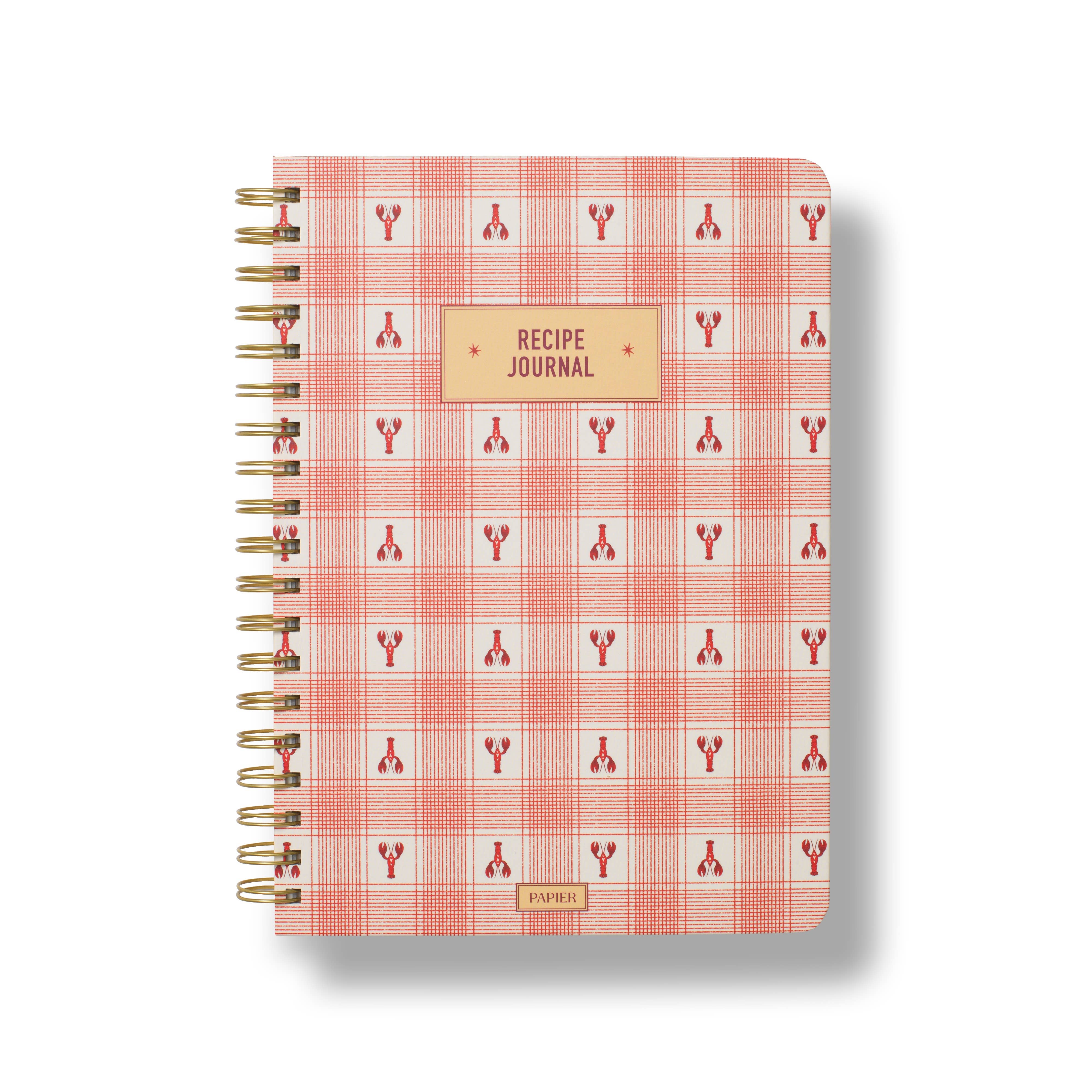 Guided Recipe Journal / Lobster Gingham