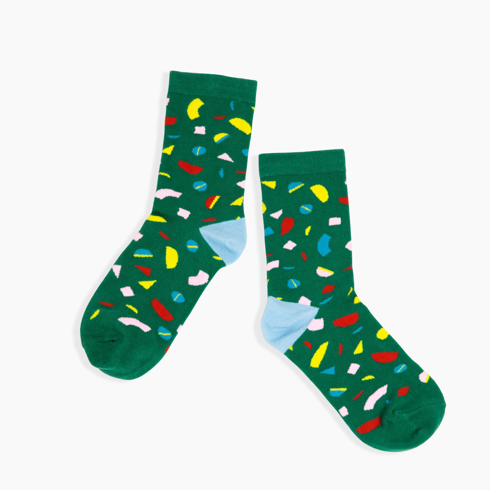 Poketo Cotton Socks / Green Bits