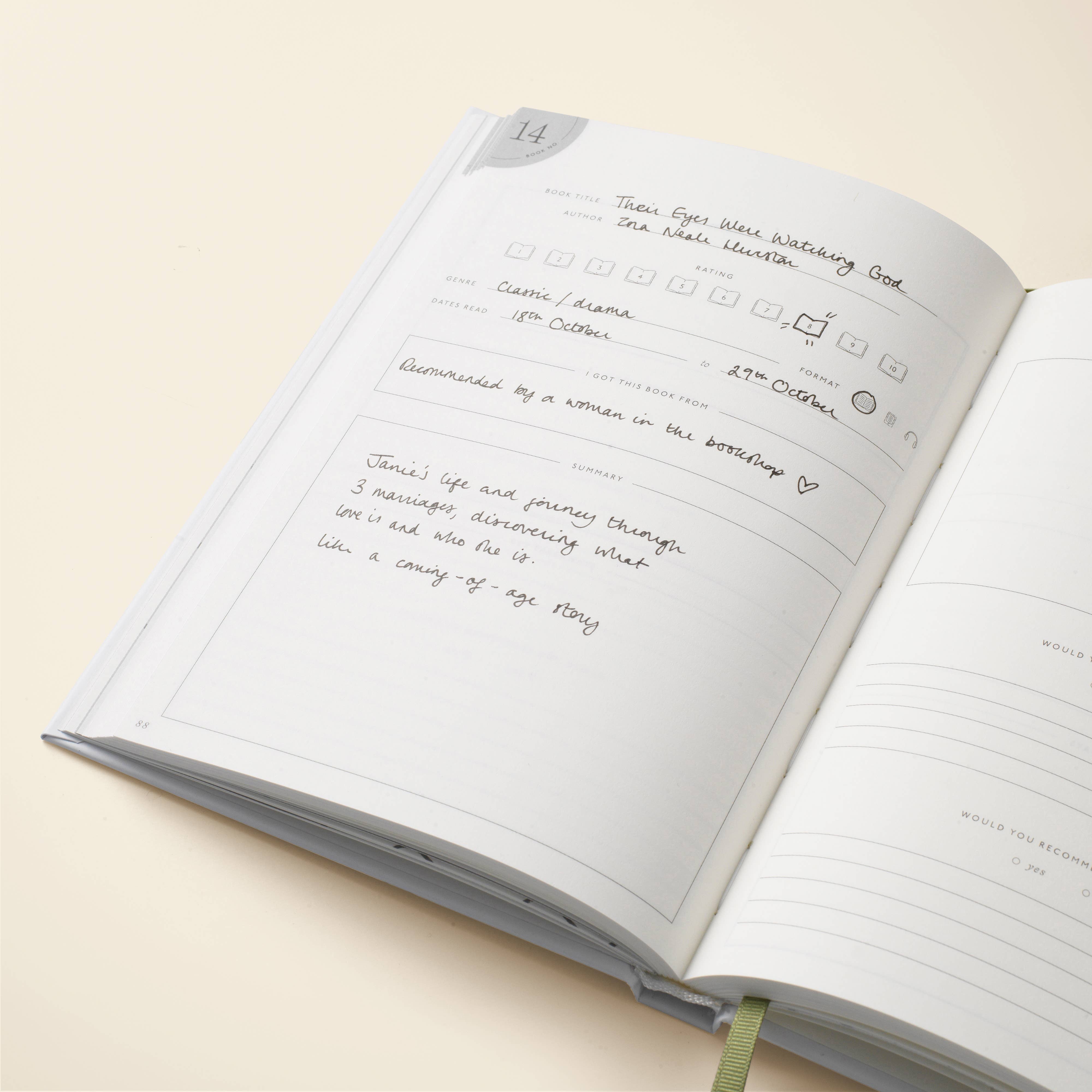 Guided Reading Journal / A5 Hardcover / Library Card