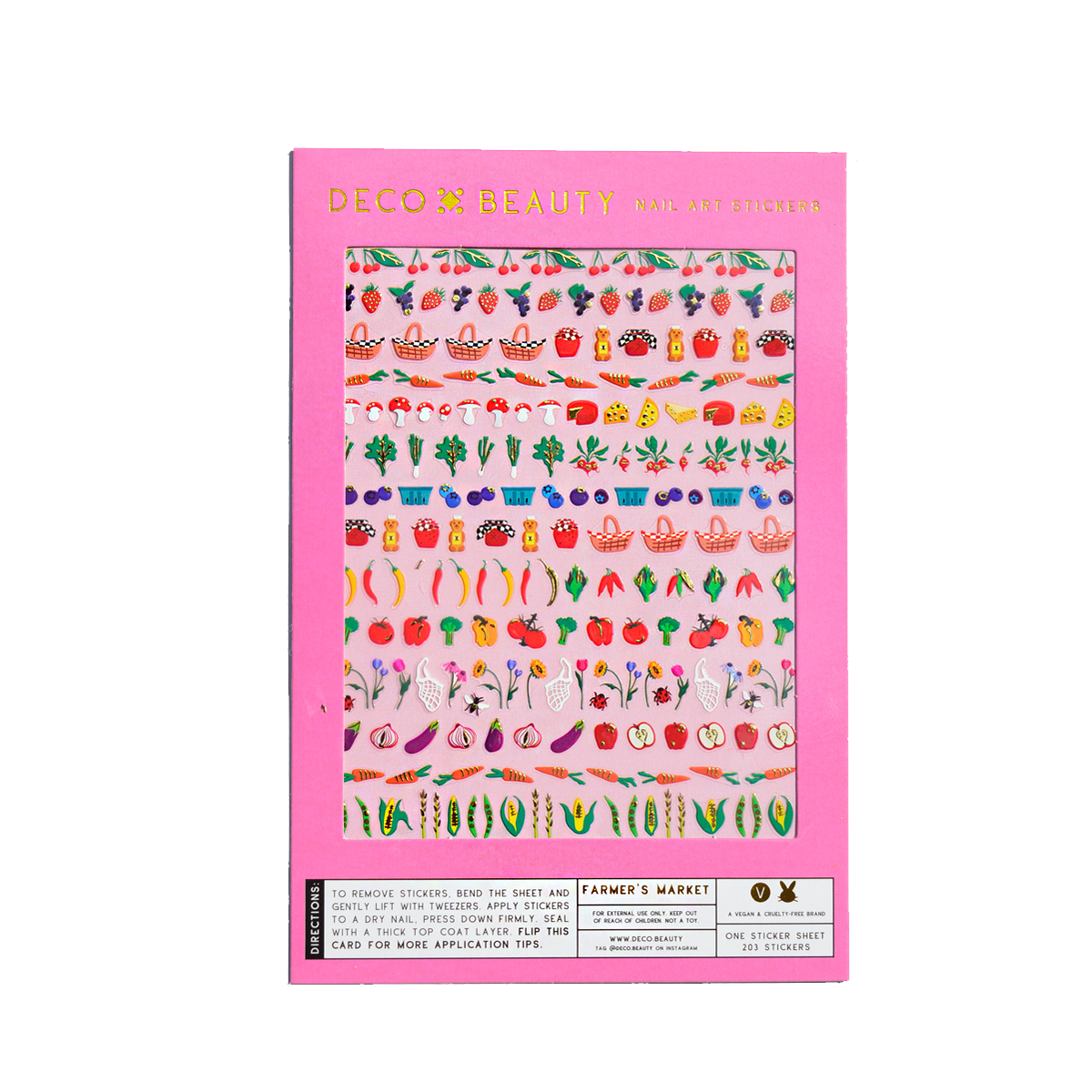 Nail Art Stickers / Farmer's Market