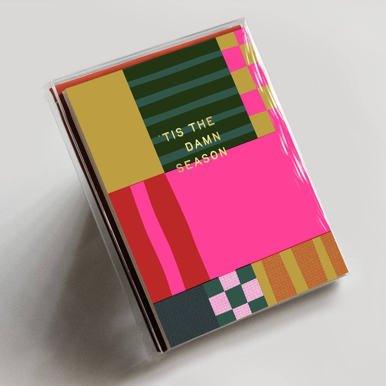 Holiday Season Patchwork Cards / Set of 6