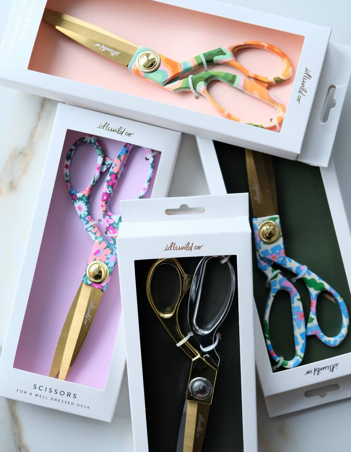 Marbled Rainbow Scissors