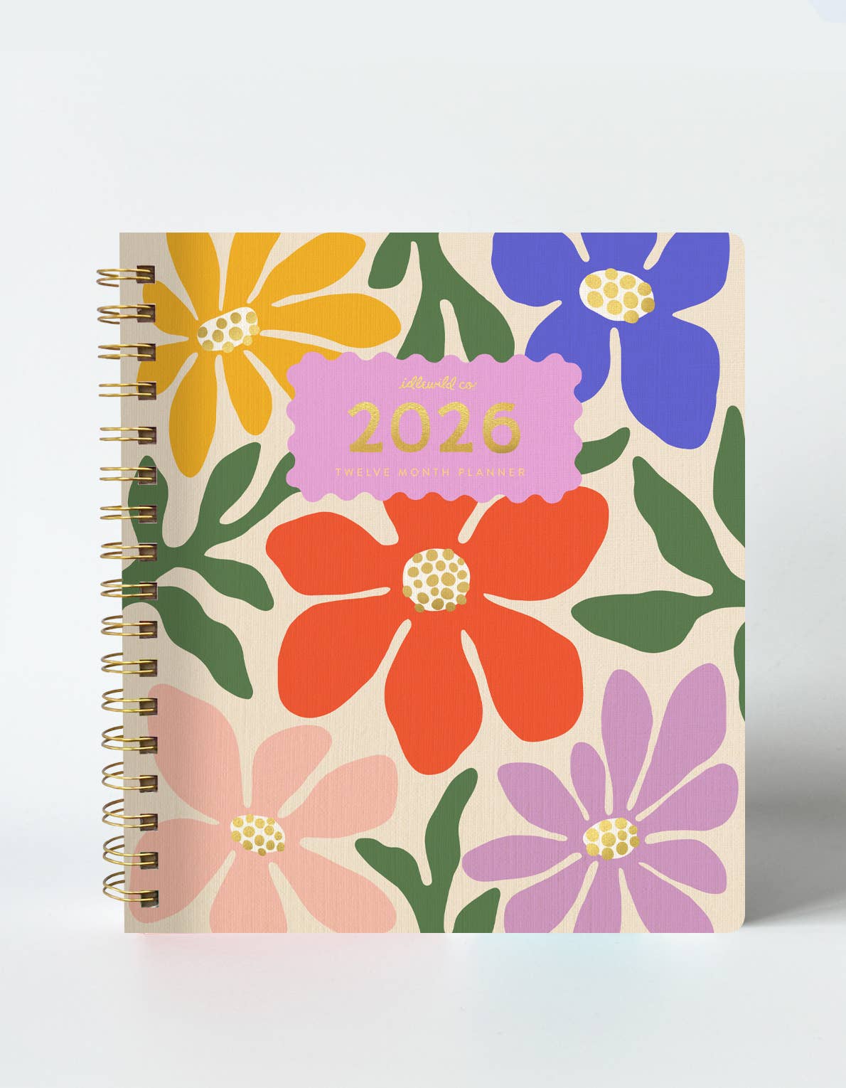2026 Softcover Planner / Primary Blooms