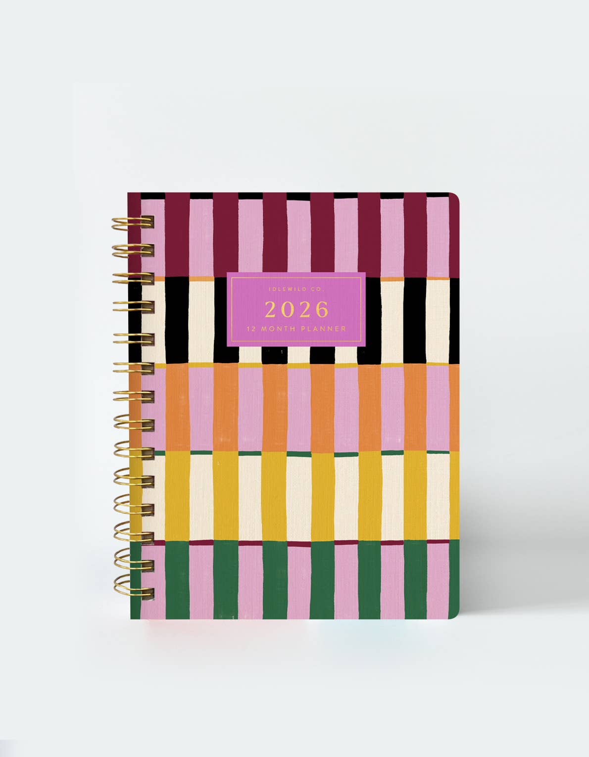 2026 Pocket Size Planner / Painted Stripes