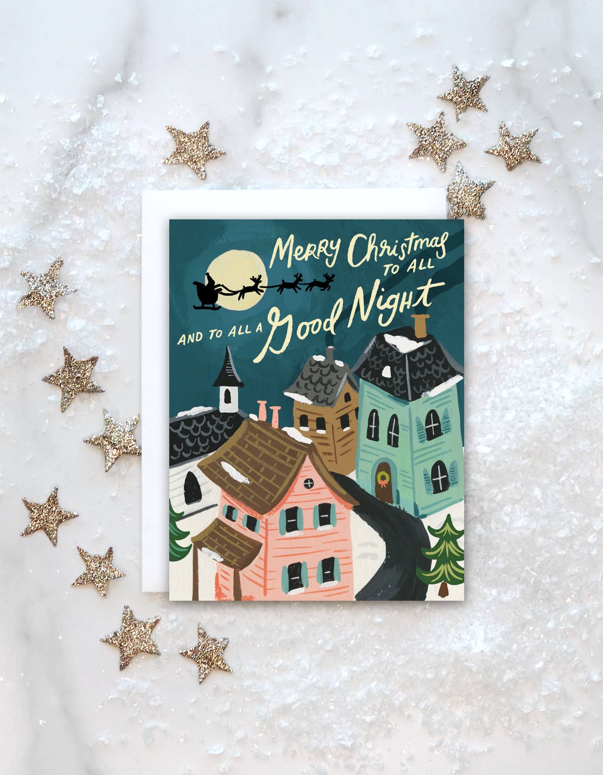 Night Before Christmas Holiday Greeting Card