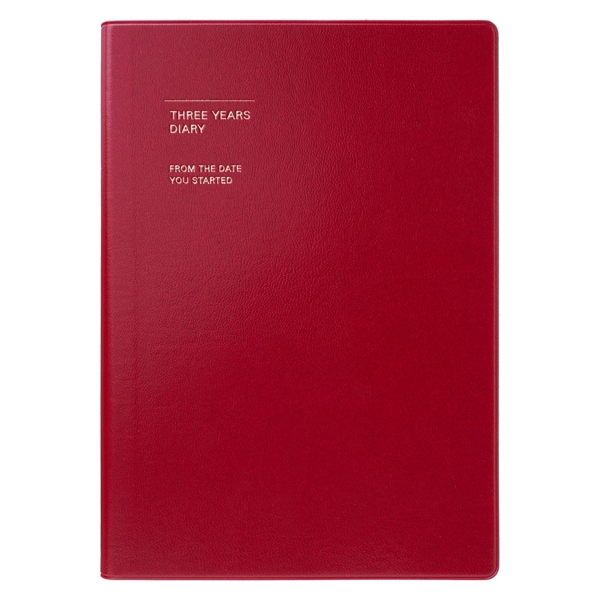 Undated Three Years Diary / Red