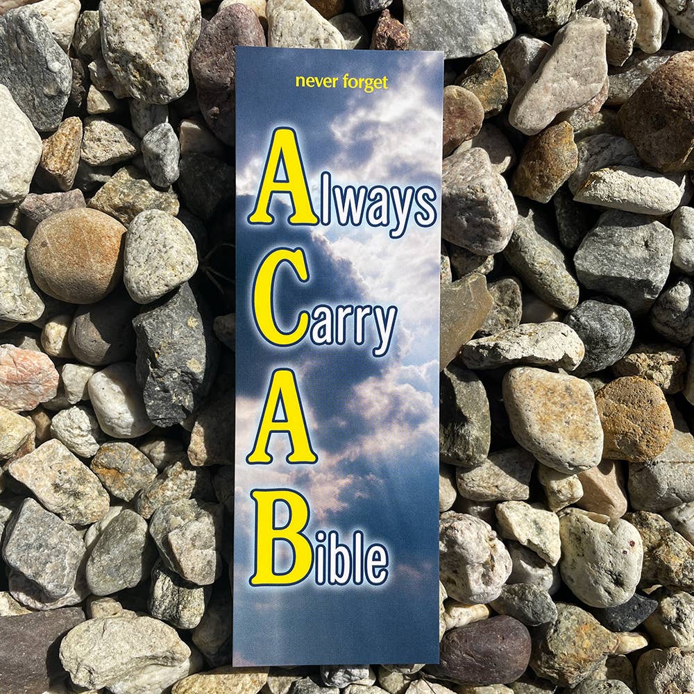 Always Carry a Bible Bookmark