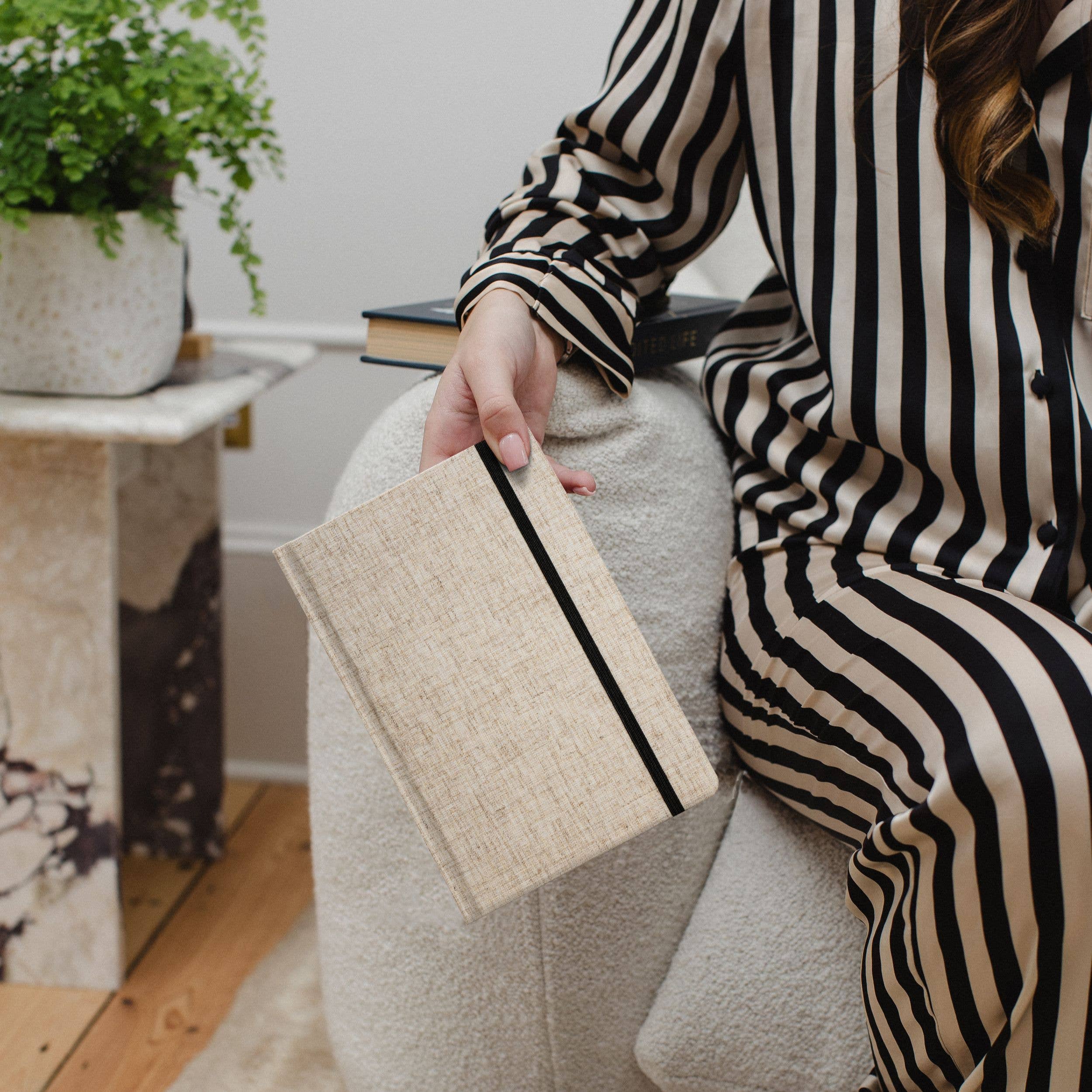 Undated Weekly Linen Planner / Oat