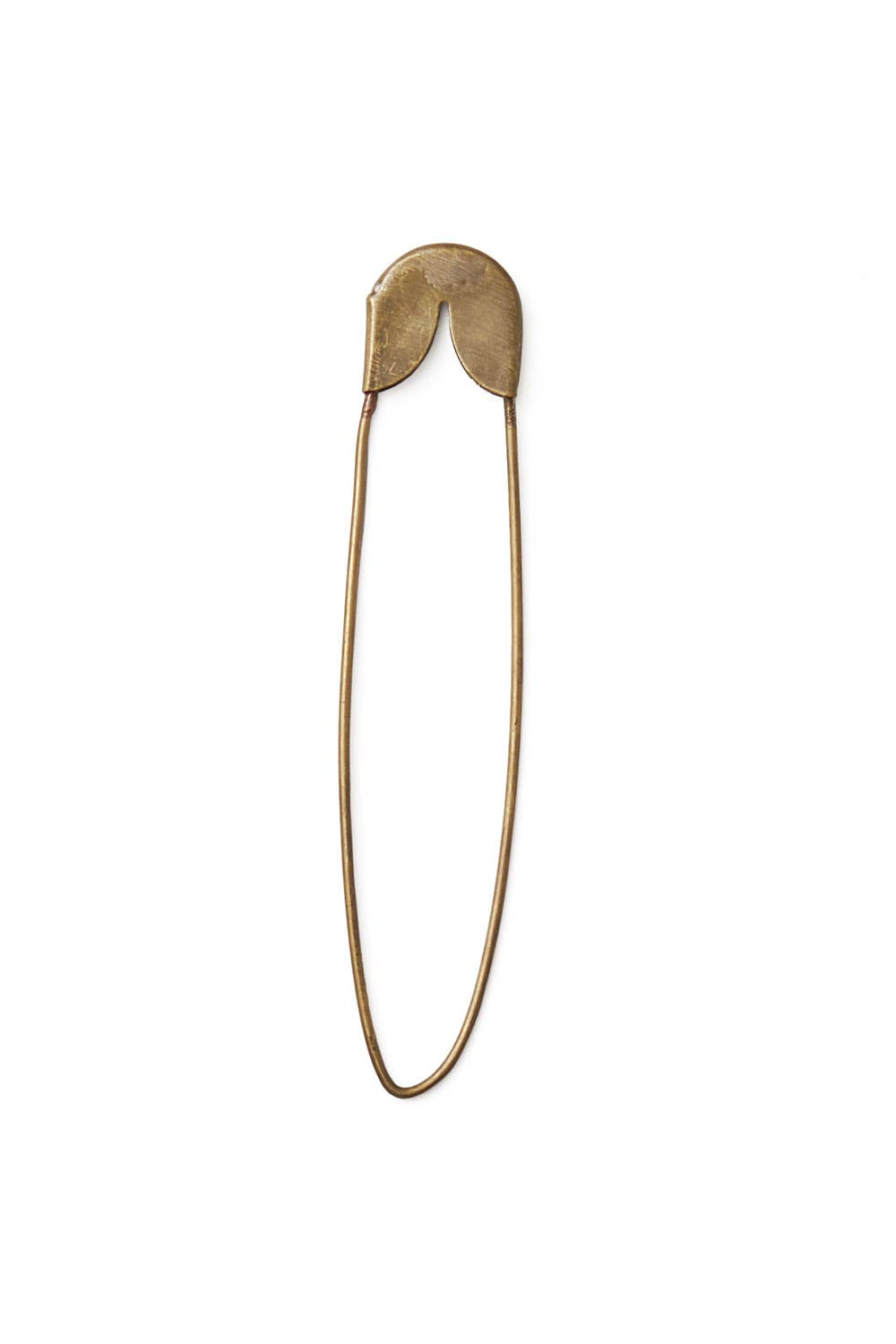 Brass Safety Pin / Medium