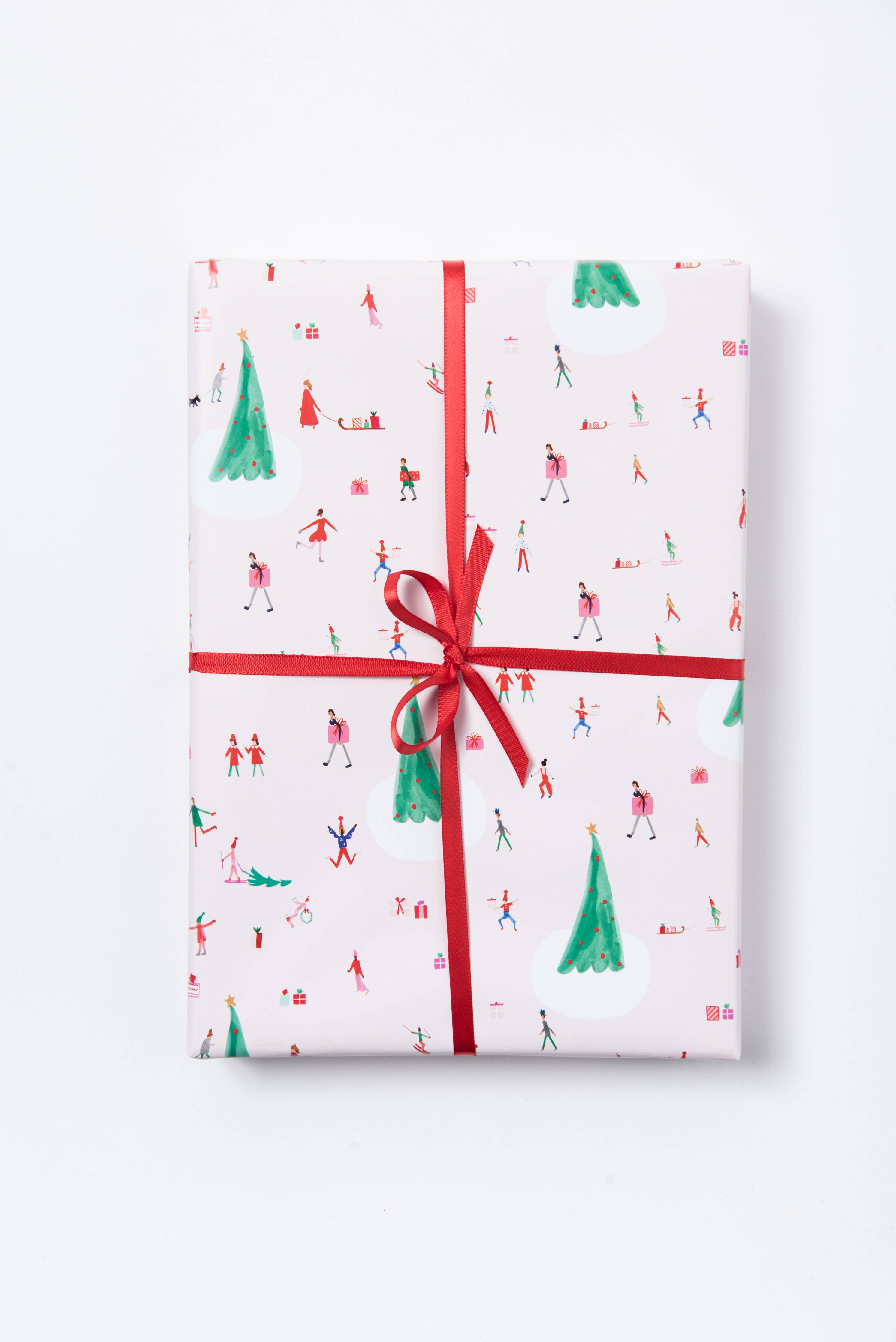 Christmas in Copenhagen Holiday Gift Wrap - Roll of 3 Sheets