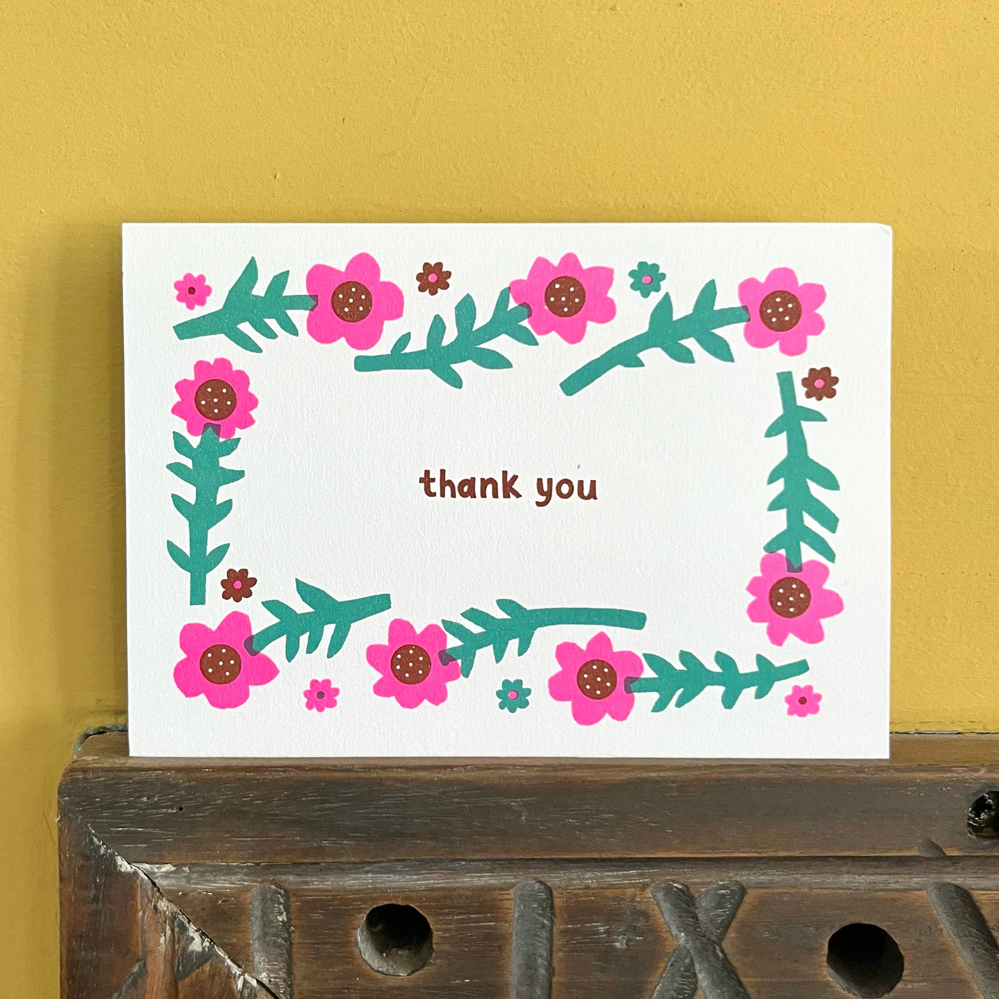 Thank You Floral Card