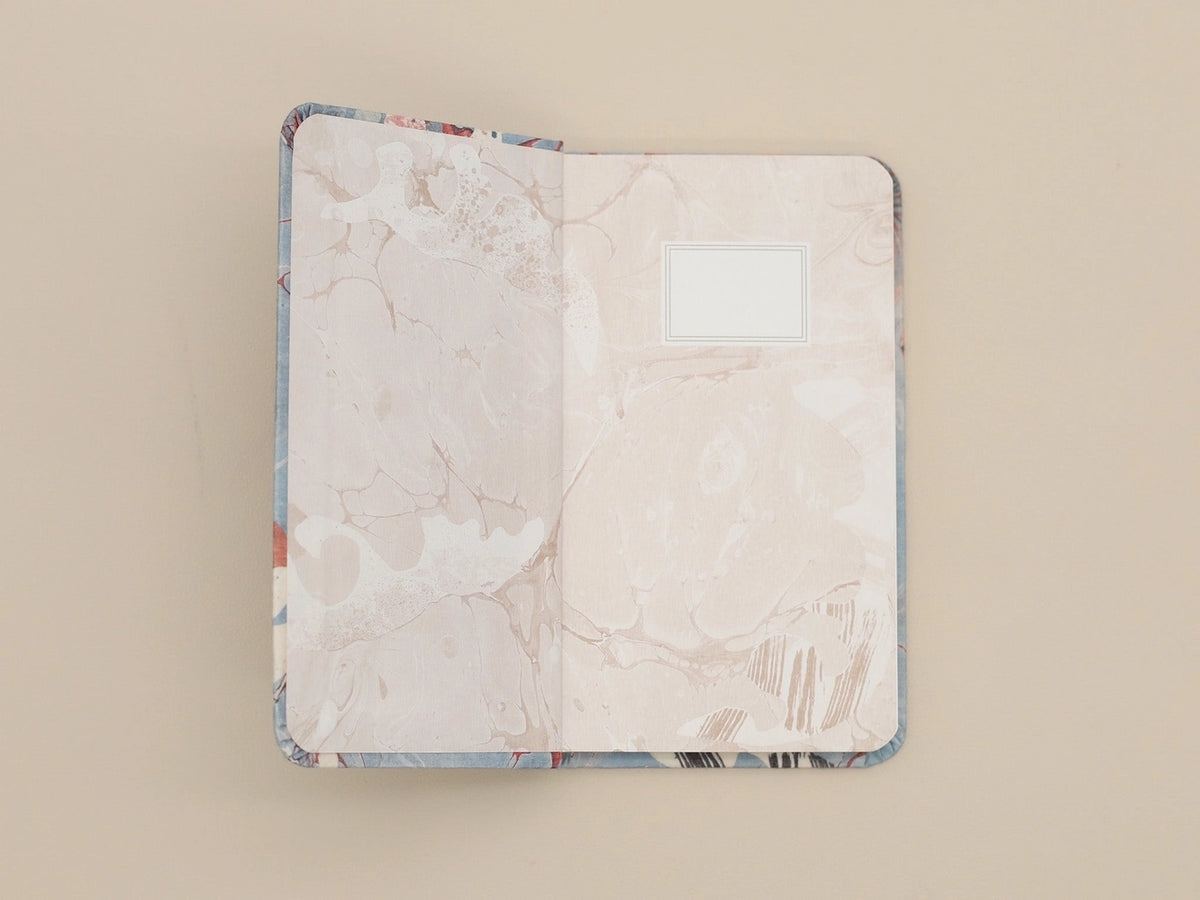 Marble Hardcover Journal / Pocket / Fluxus