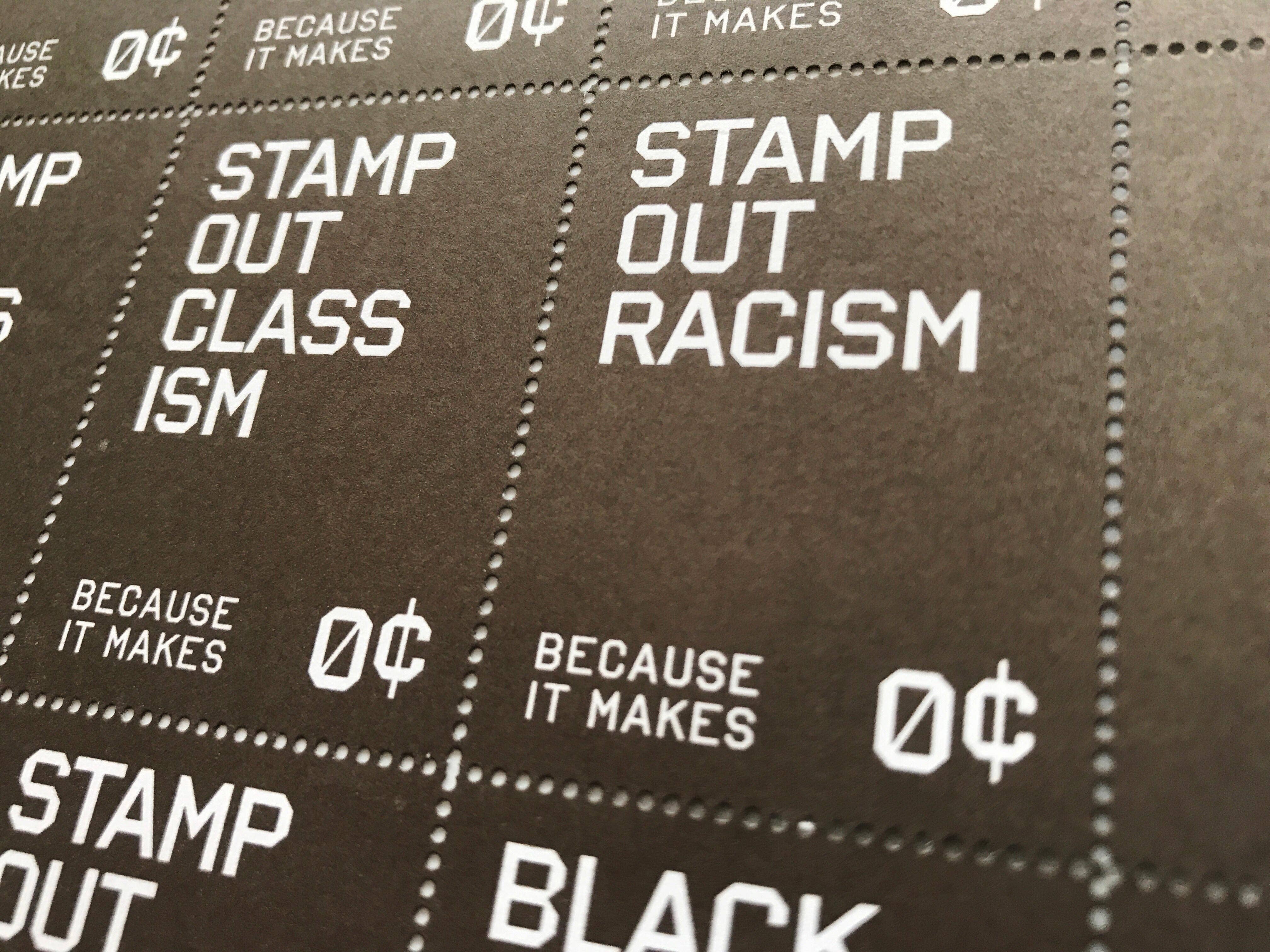 Stamp Out Hate - Lick & Stick Benefit Stamps