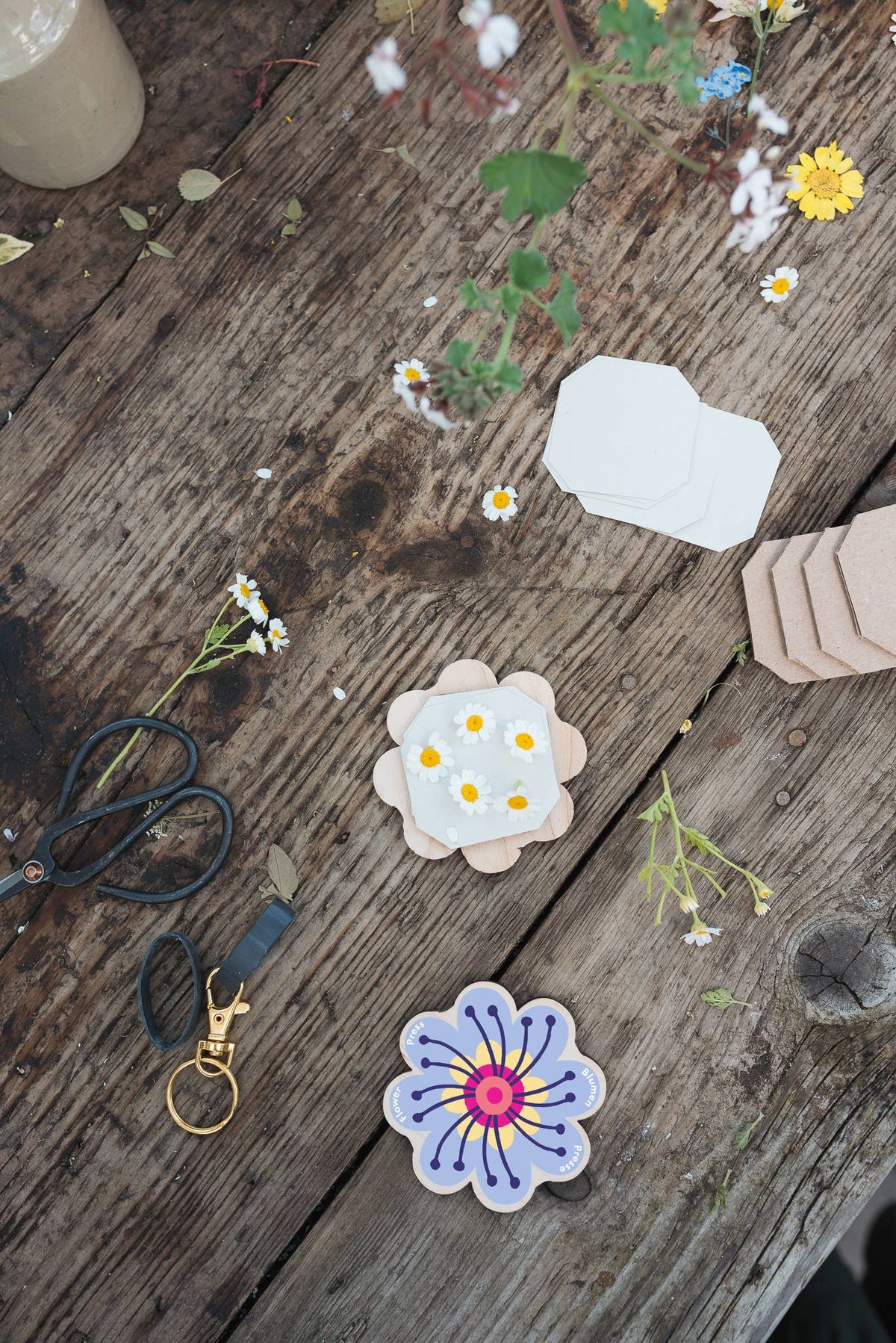 Keyring Flower Press