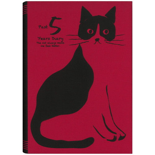 Linen Five Year Diary / Cat