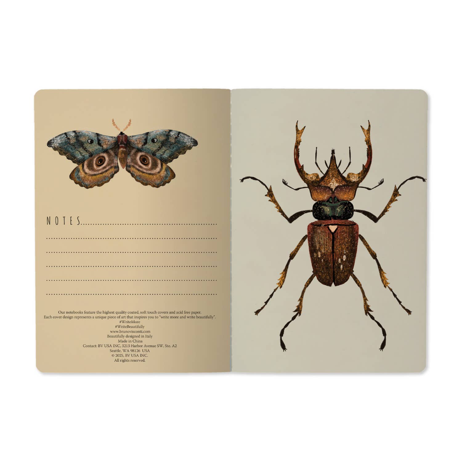 Entomology A5 Softcover Notebook